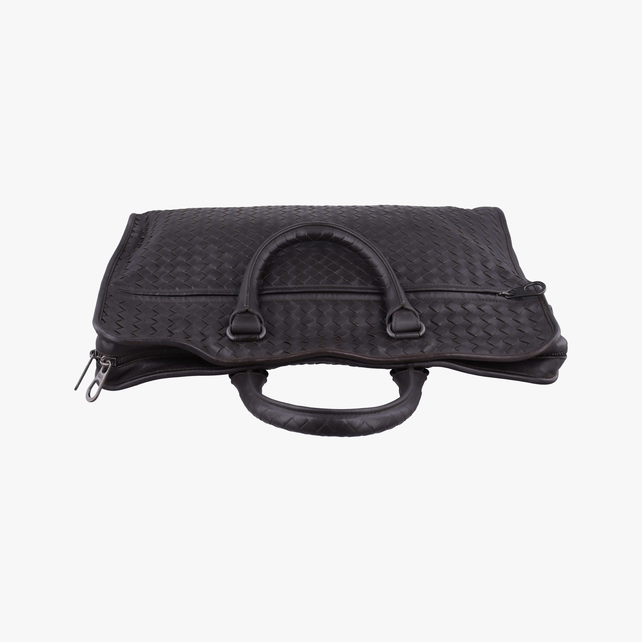 Pre-owned Bottega Veneta Intrecciato Brown lambskin  handbag | stylenewstar