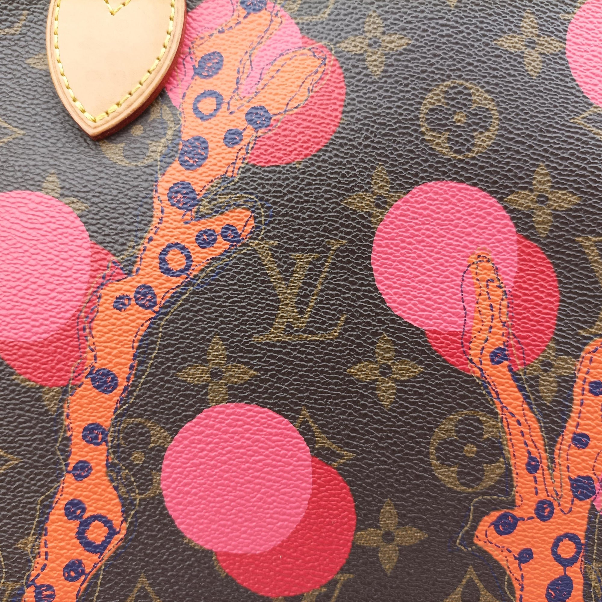 Pre-owned Louis Vuitton Neverfull MM brown×multi Monogram La Mage M41603 handbag | stylenewstar
