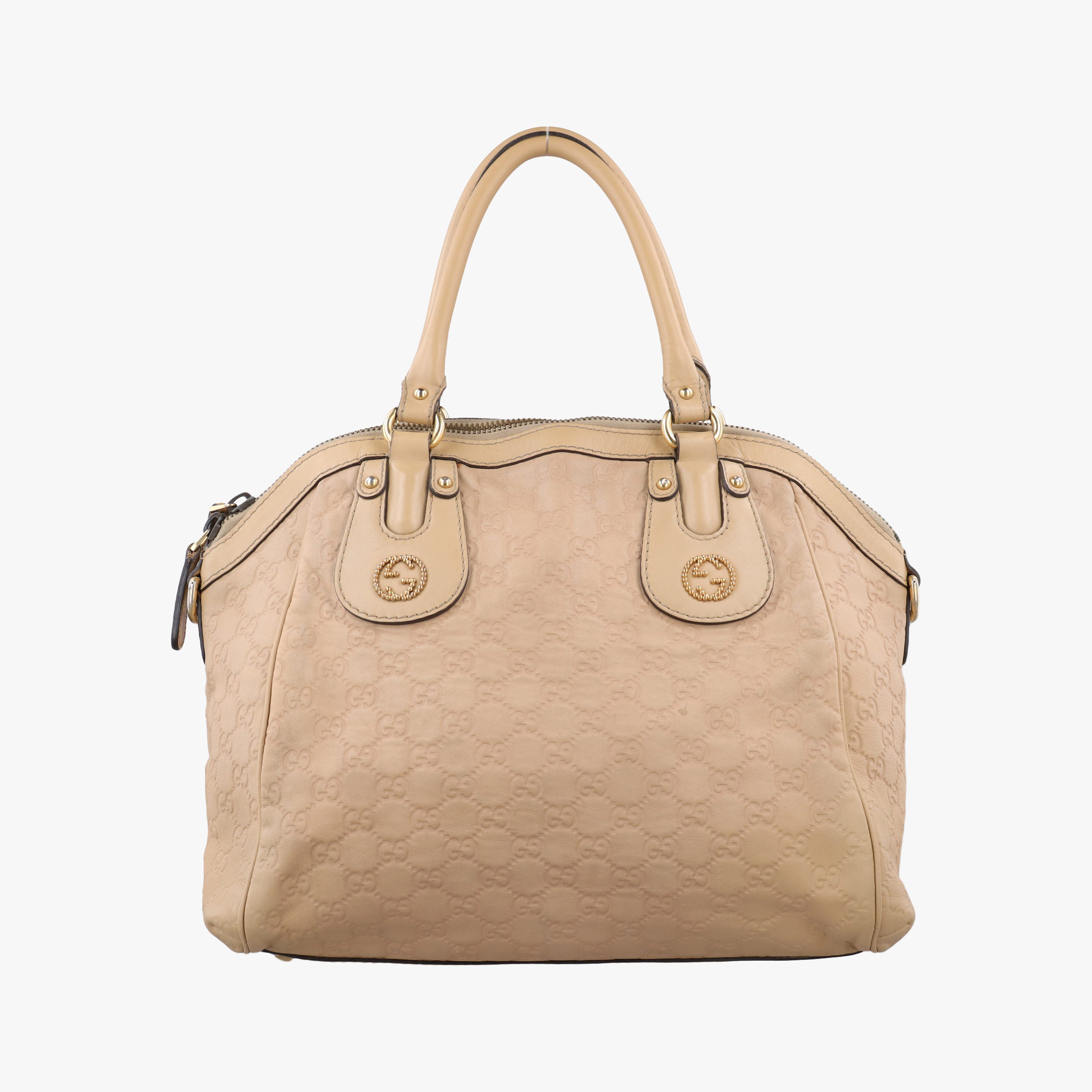 Pre-owned Gucci Scarlett Beige Leather 282299 handbag | stylenewstar