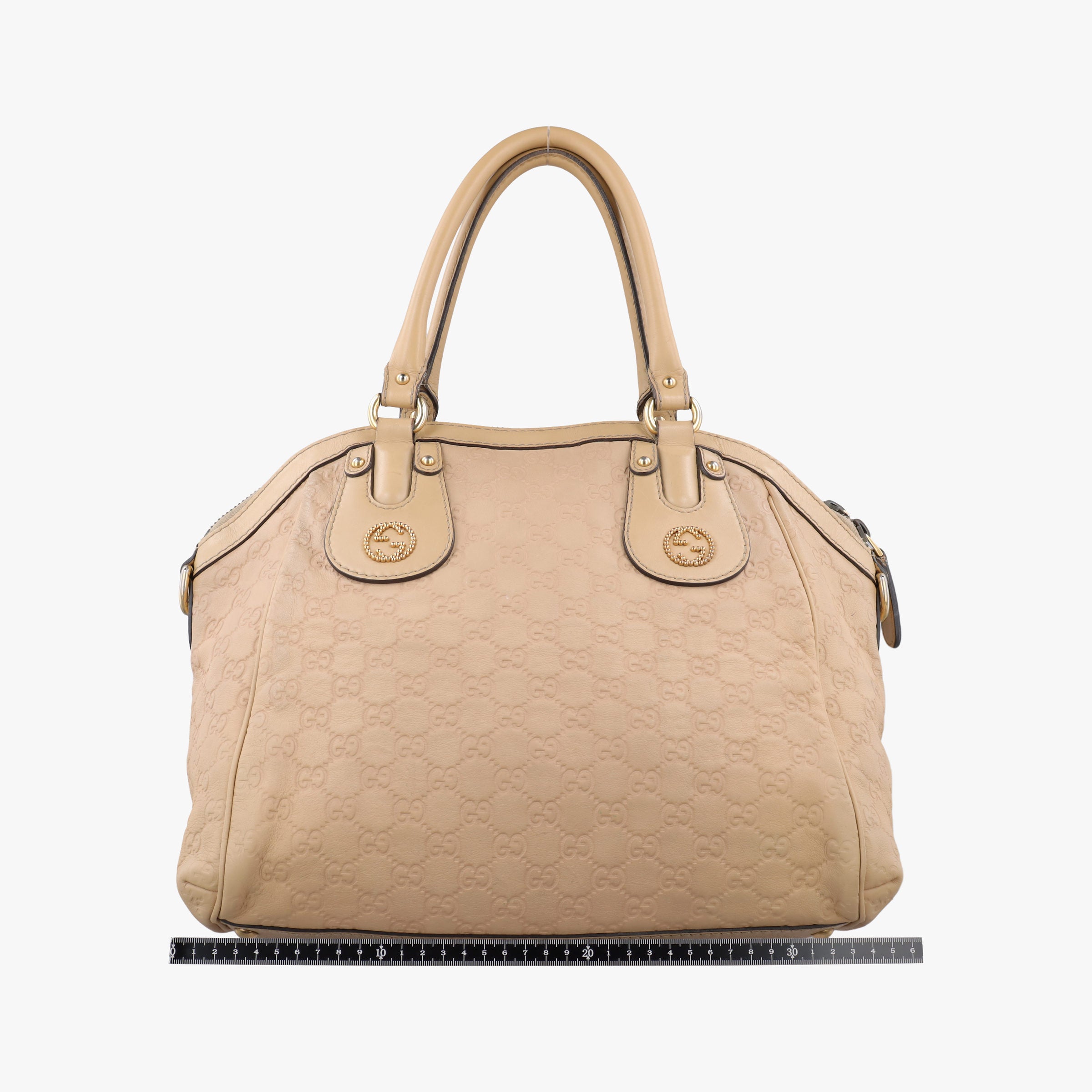 Pre-owned Gucci Scarlett Beige Leather 282299 handbag | stylenewstar