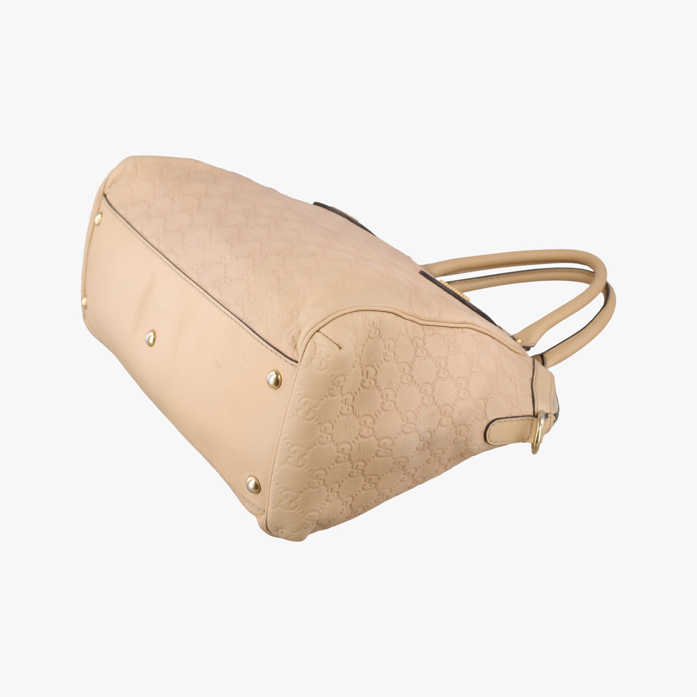 Pre-owned Gucci Scarlett Beige Leather 282299 handbag | stylenewstar