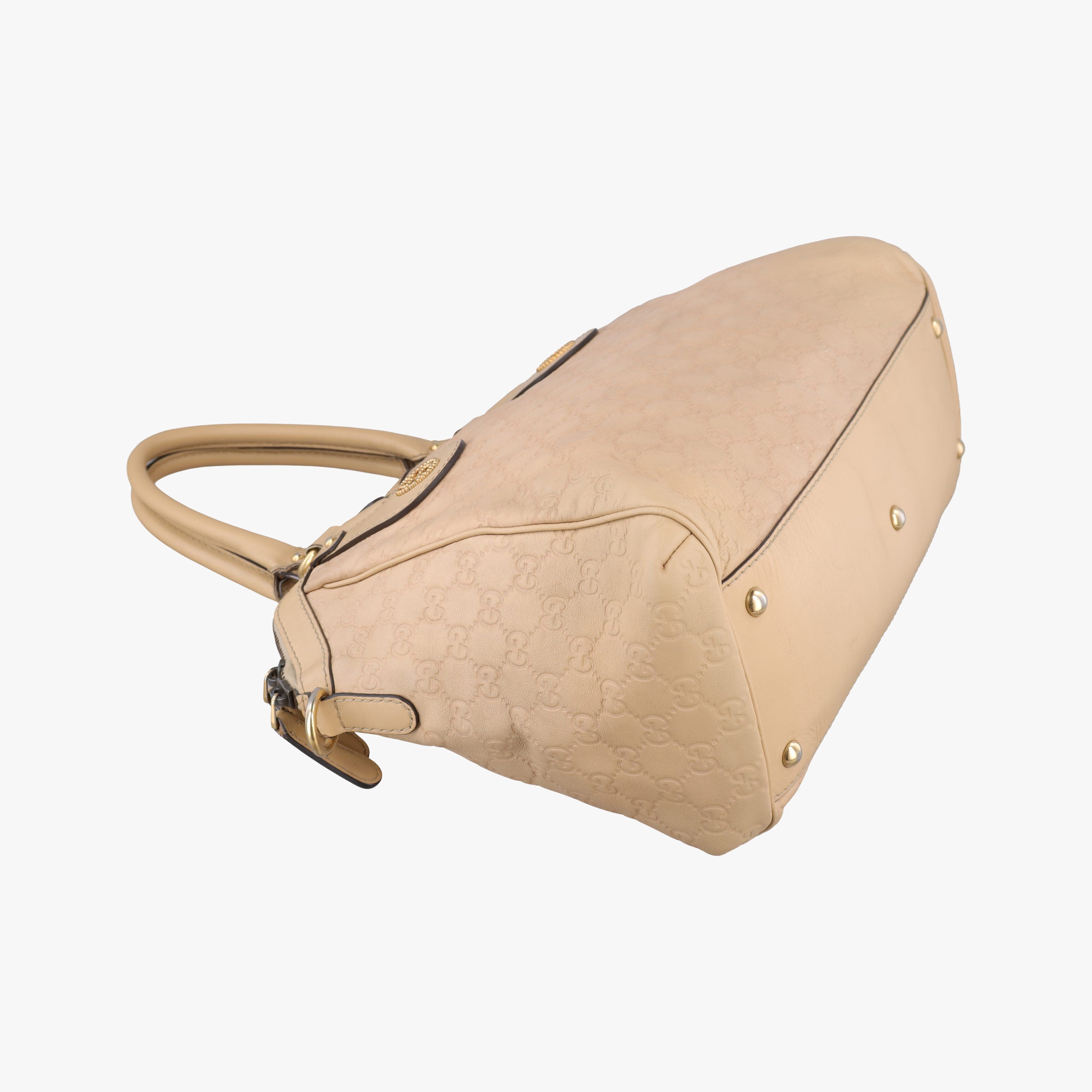 Pre-owned Gucci Scarlett Beige Leather 282299 handbag | stylenewstar