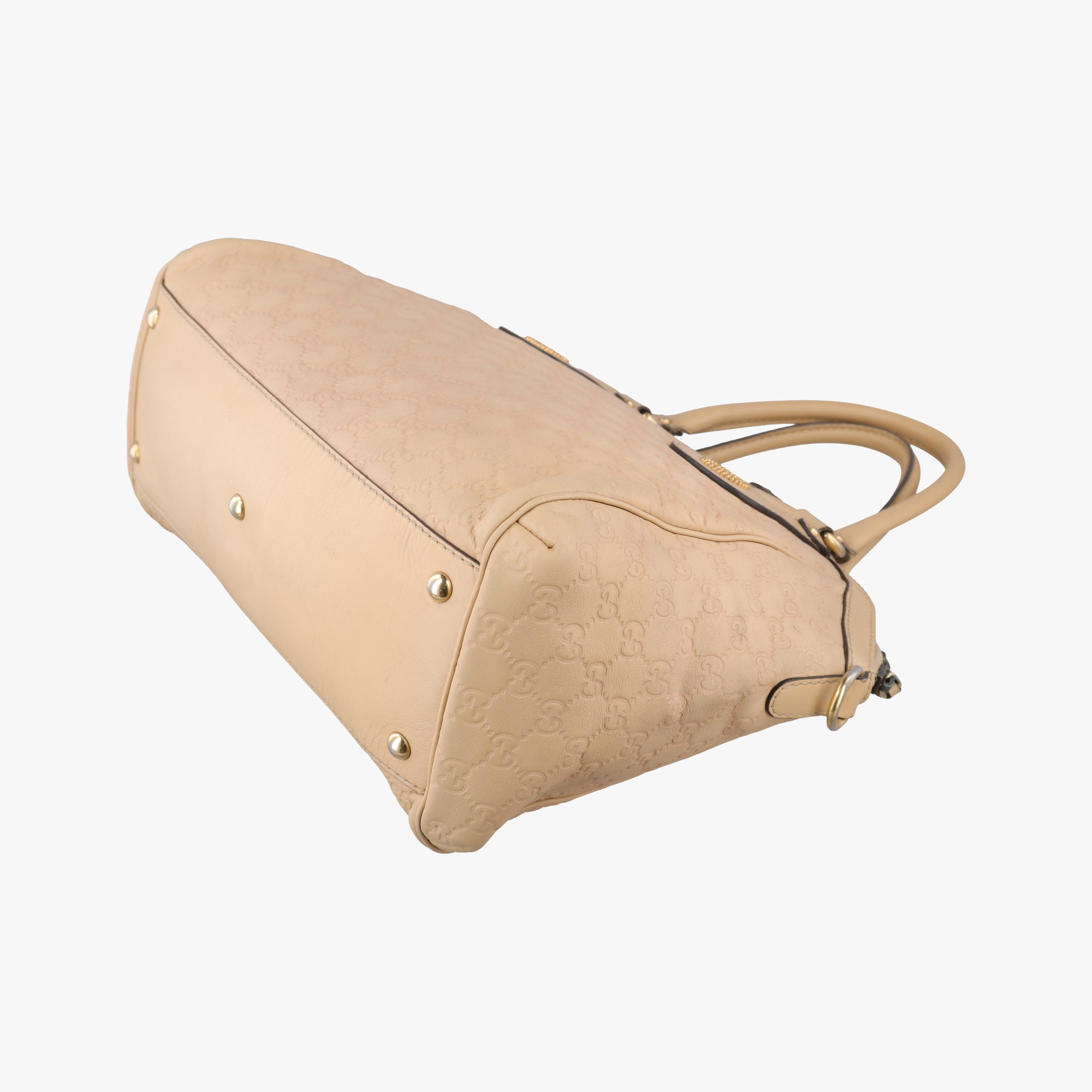 Pre-owned Gucci Scarlett Beige Leather 282299 handbag | stylenewstar
