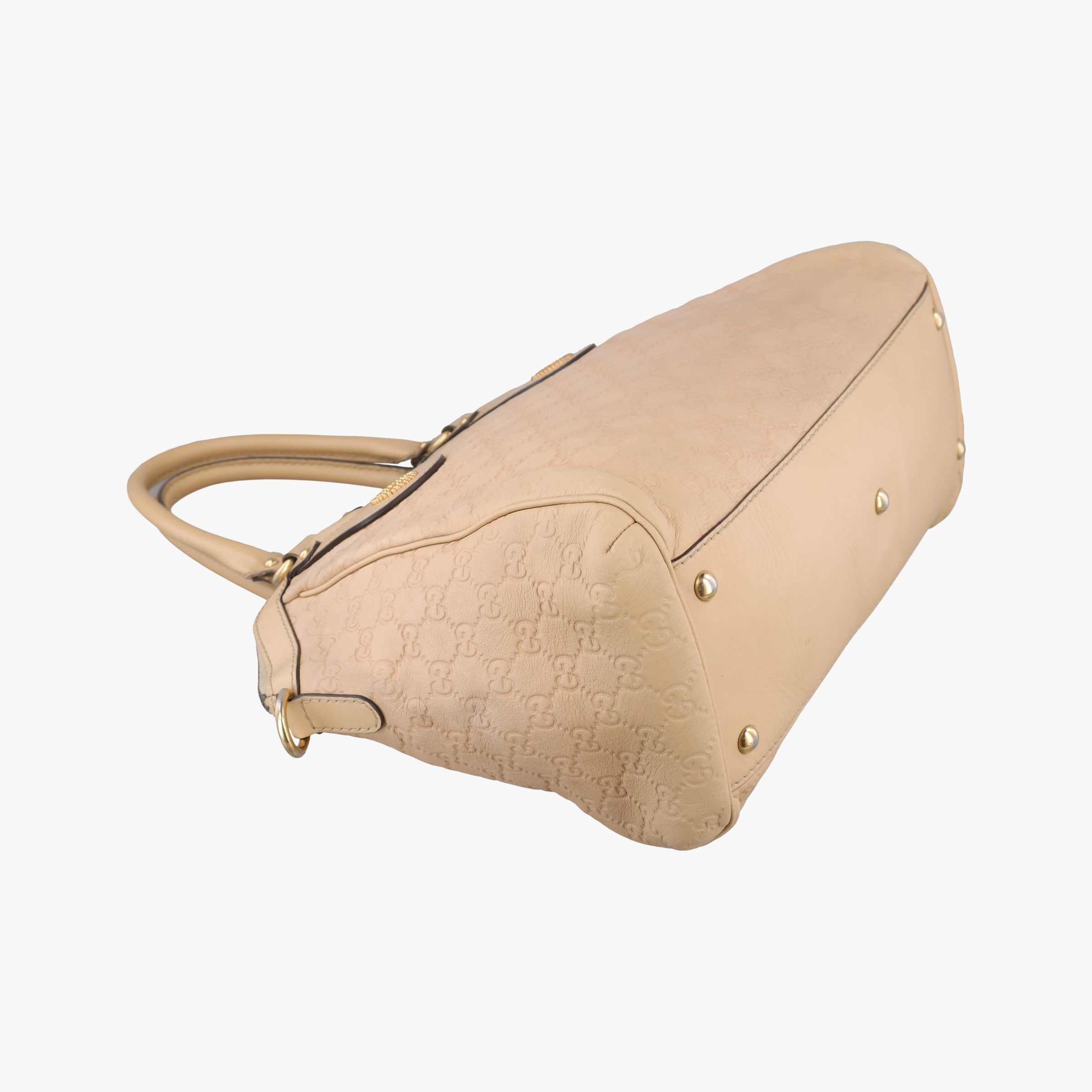 Pre-owned Gucci Scarlett Beige Leather 282299 handbag | stylenewstar