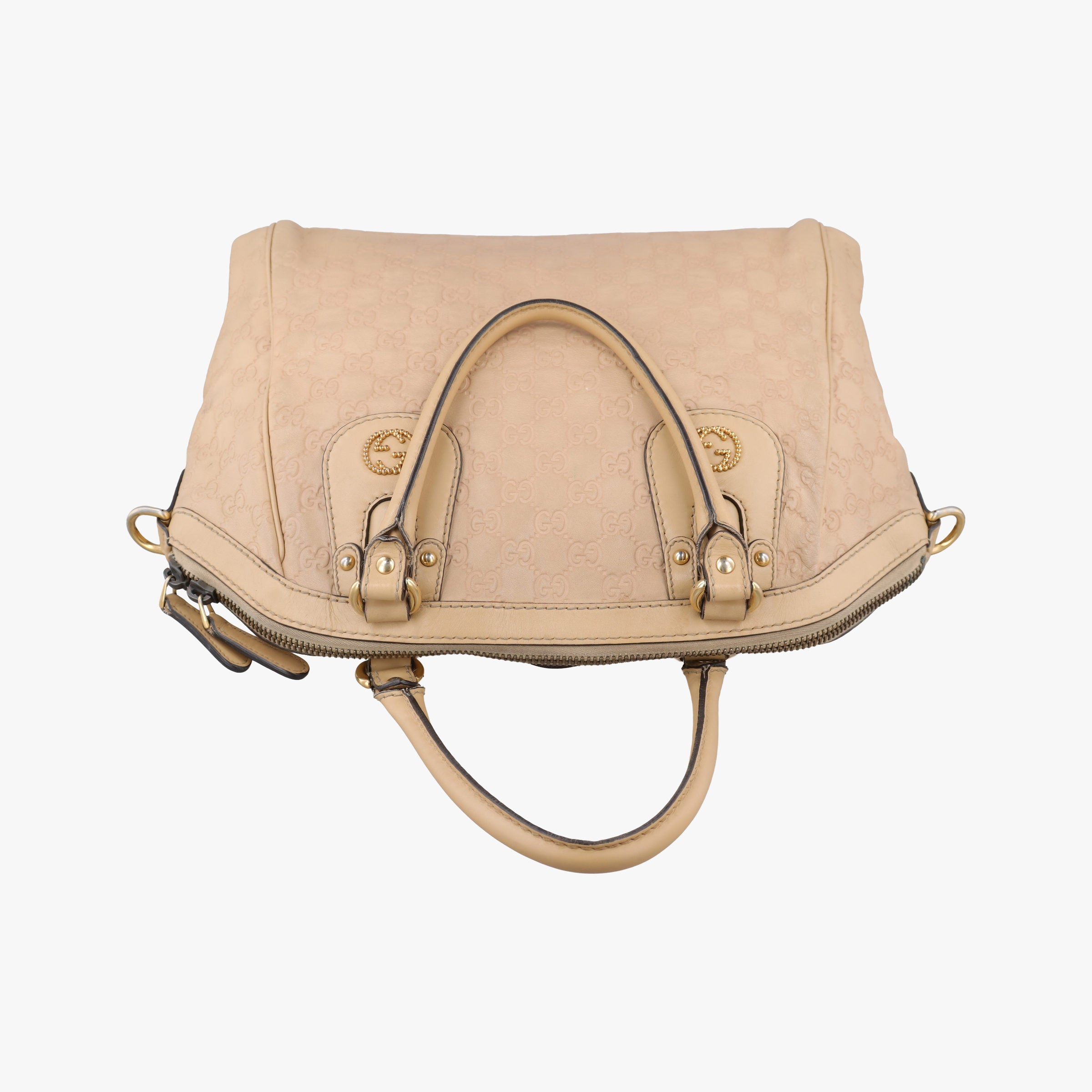 Pre-owned Gucci Scarlett Beige Leather 282299 handbag | stylenewstar