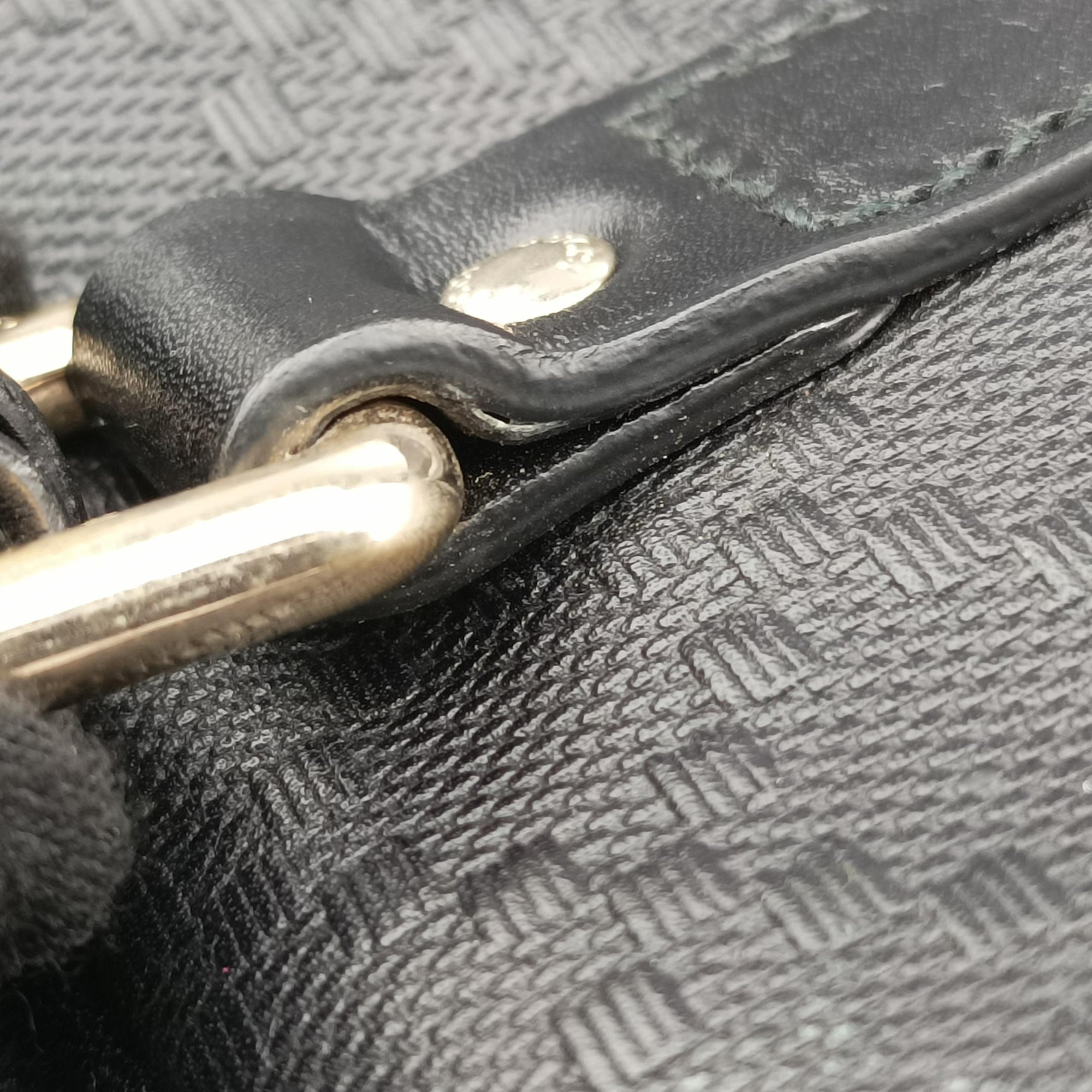 Pre-owned Gucci Diamante Black Leather 208463 handbag | stylenewstar