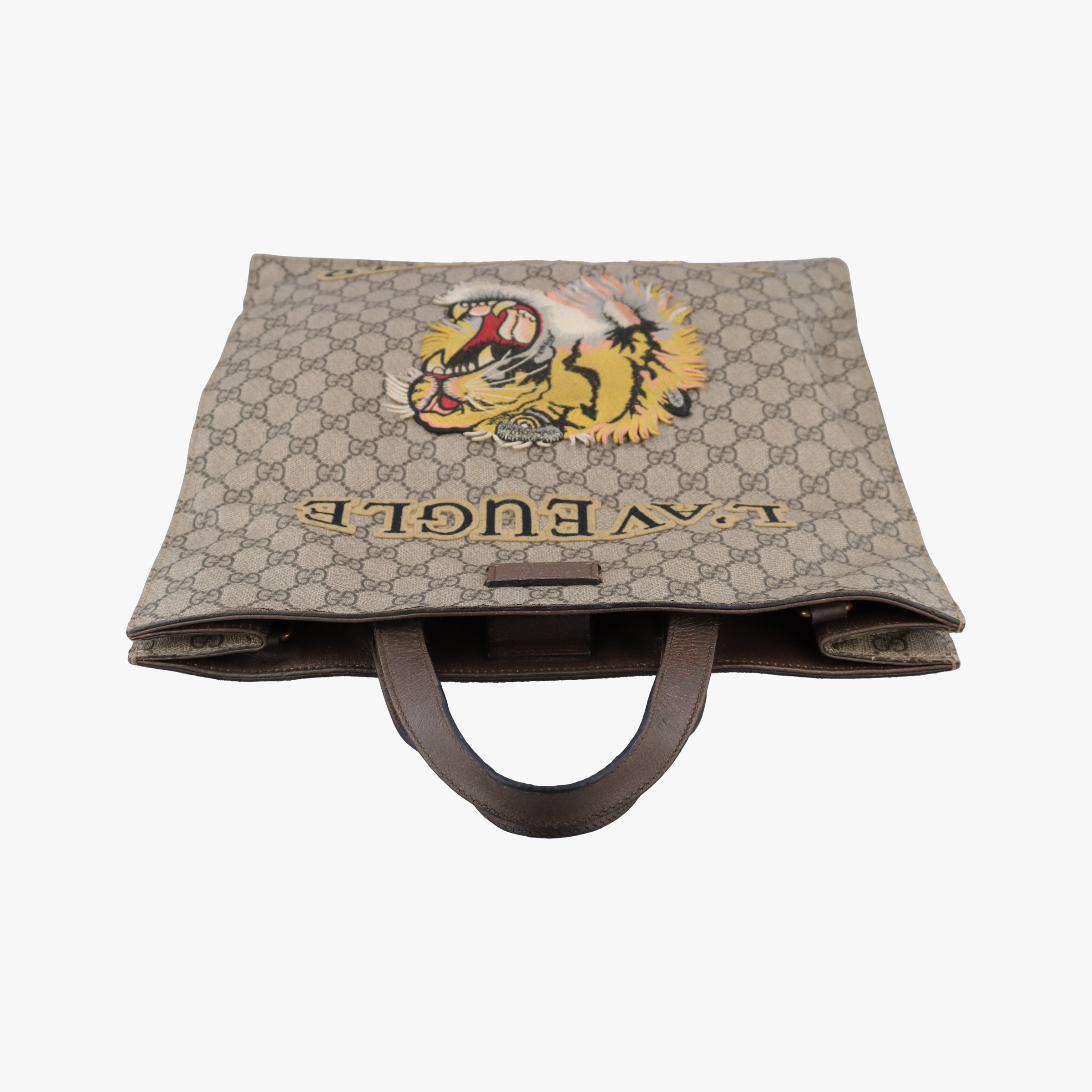 Vintage Gucci GG Supreme Bee Brown PVC coated canvas 450950 handbag | stylenewstar