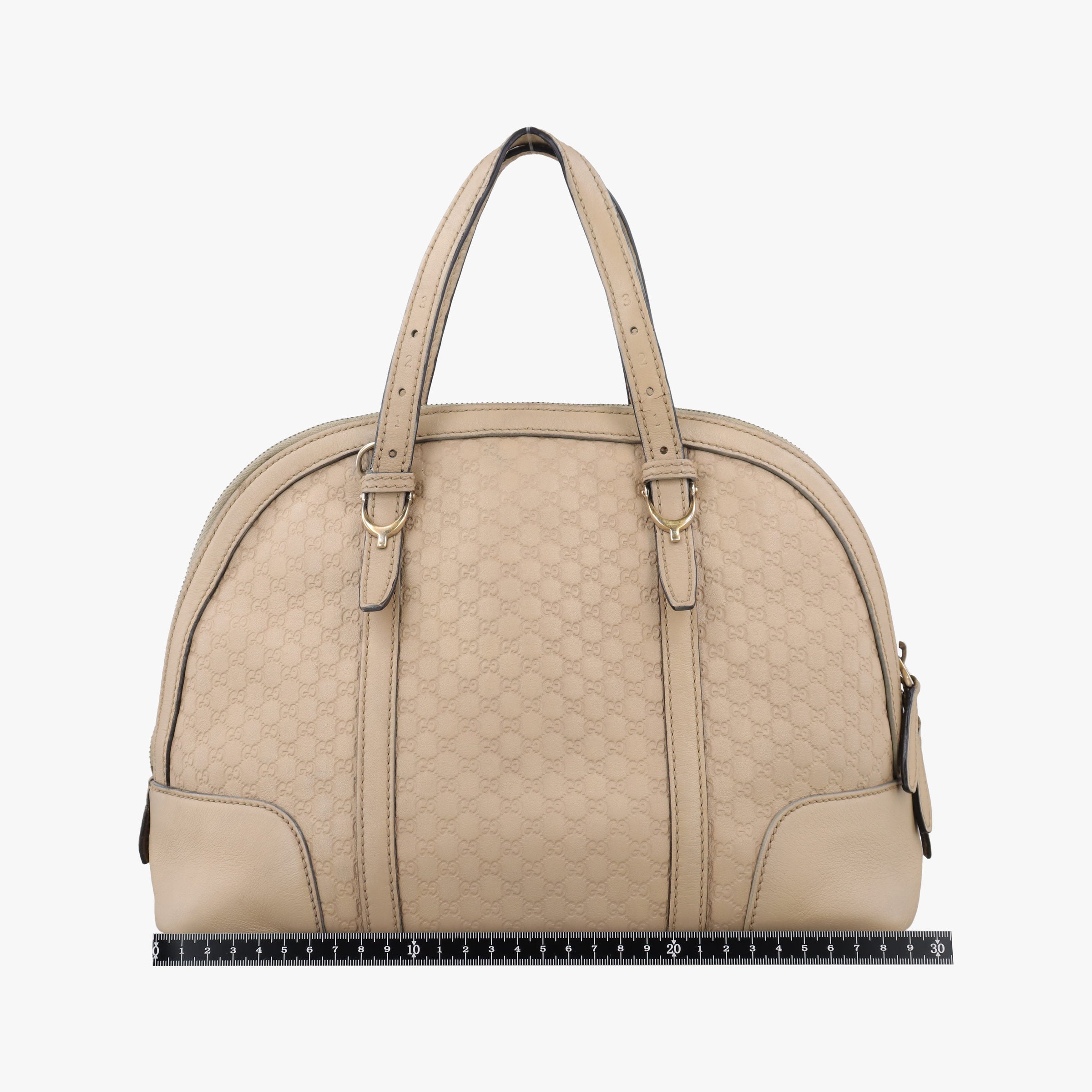 Pre-owned Gucci Microguccissima Beige Leather 309617 shoulderbag | stylenewstar