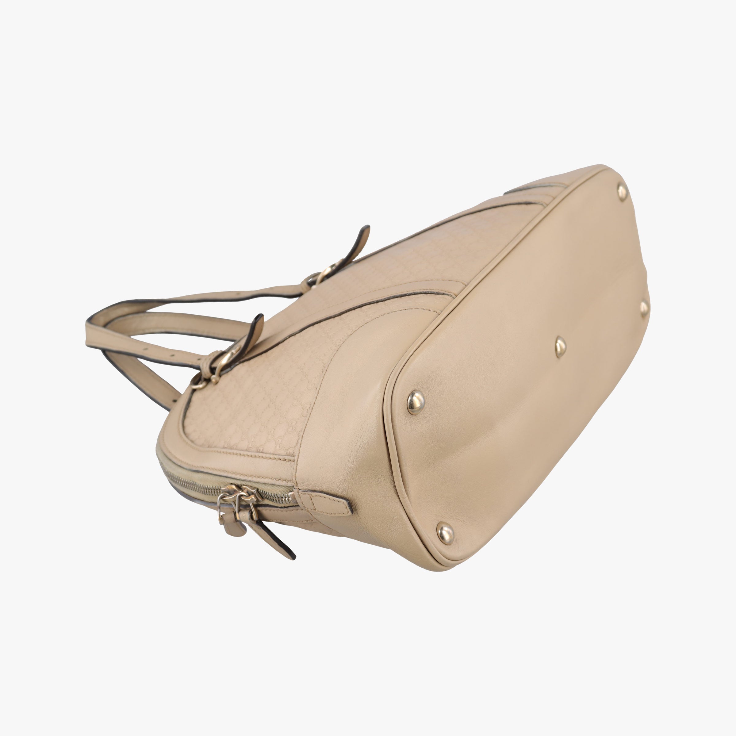 Pre-owned Gucci Microguccissima Beige Leather 309617 shoulderbag | stylenewstar