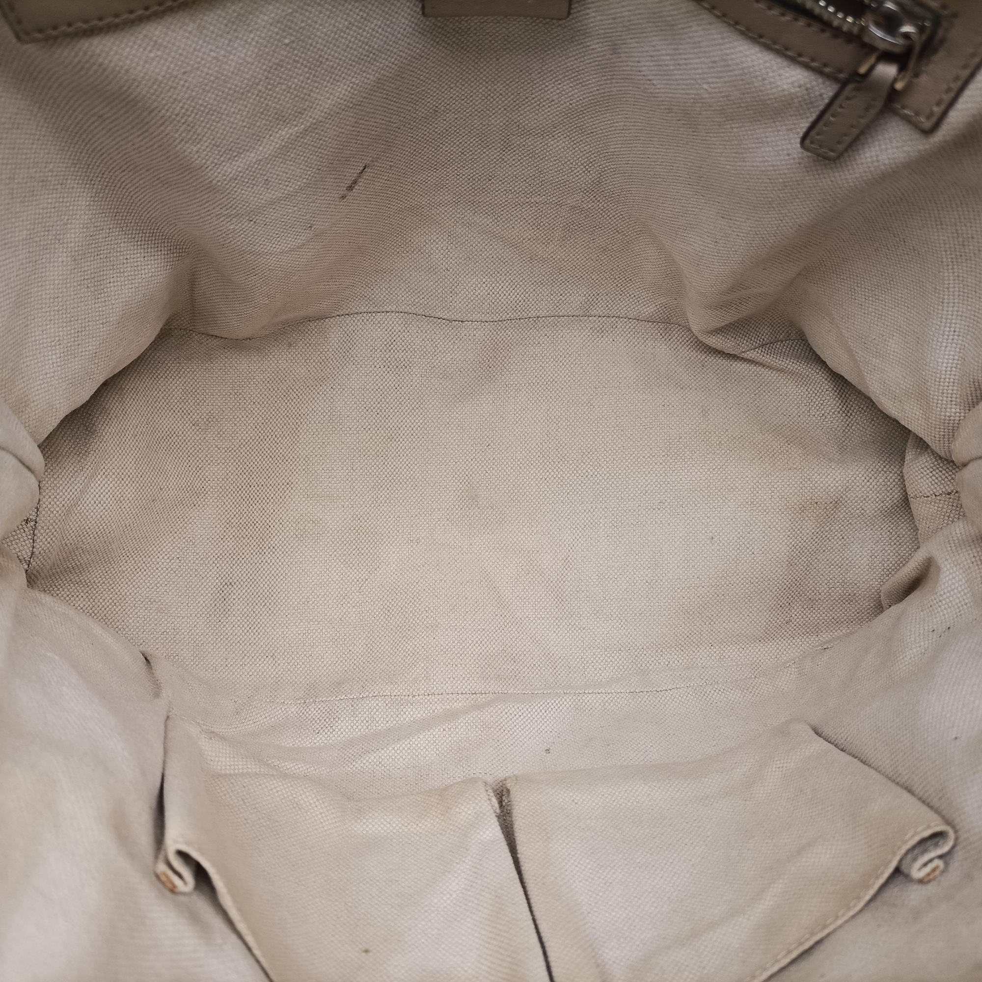Pre-owned Gucci Microguccissima Beige Leather 309617 shoulderbag | stylenewstar
