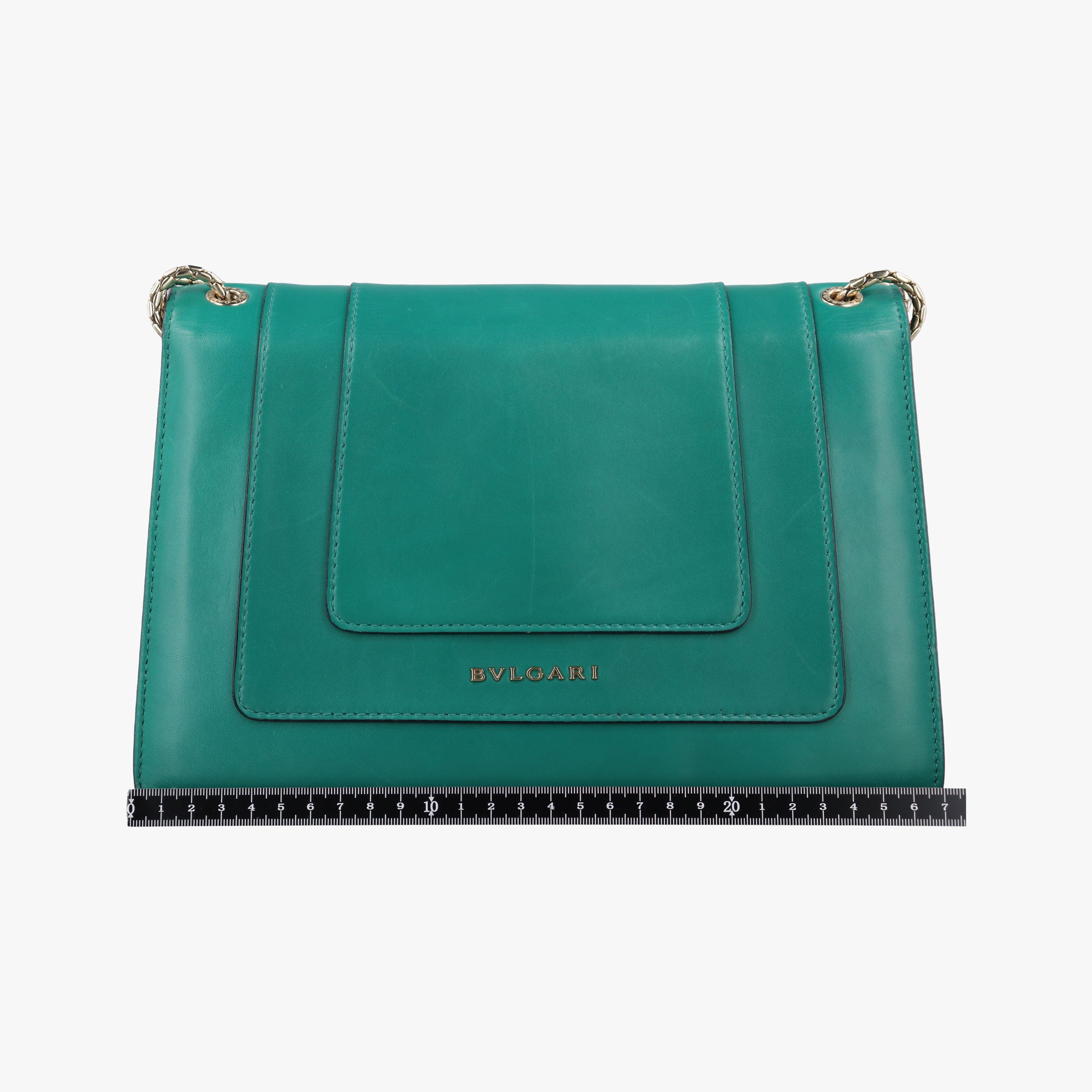 Pre-owned Bvlgari SERPENTI FOREVER Green leather  shoulderbag | stylenewstar