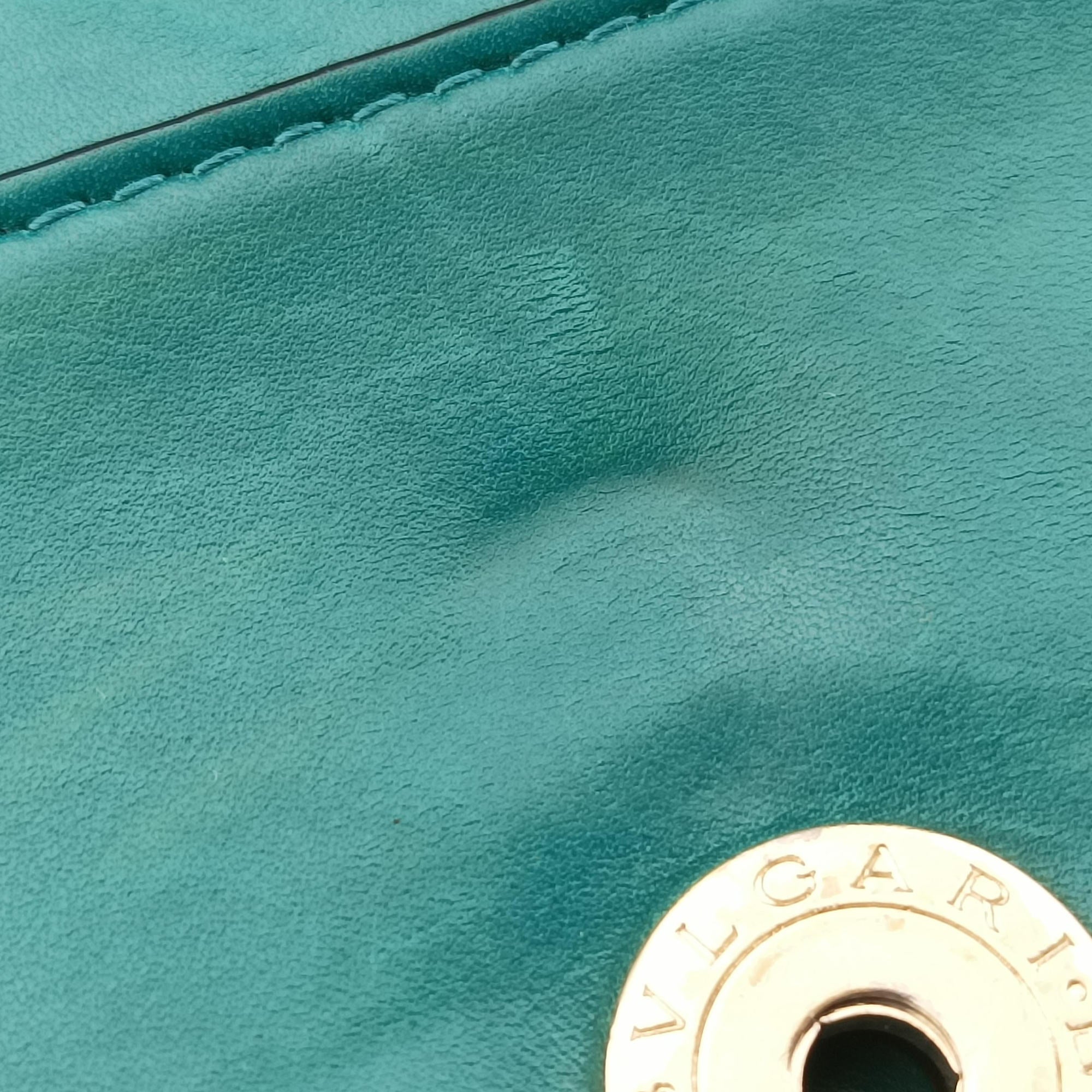 Pre-owned Bvlgari SERPENTI FOREVER Green leather  shoulderbag | stylenewstar