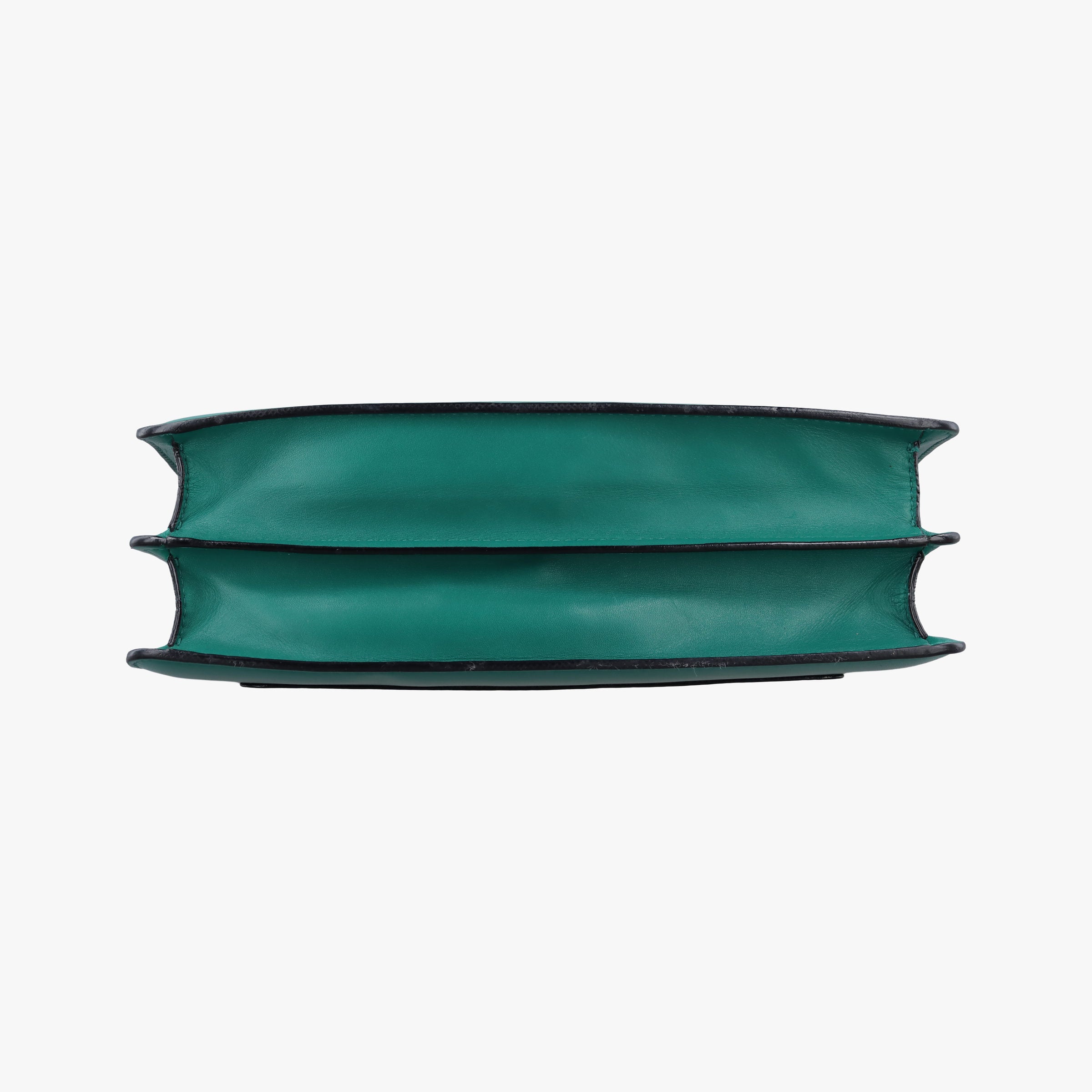 Pre-owned Bvlgari SERPENTI FOREVER Green leather  shoulderbag | stylenewstar
