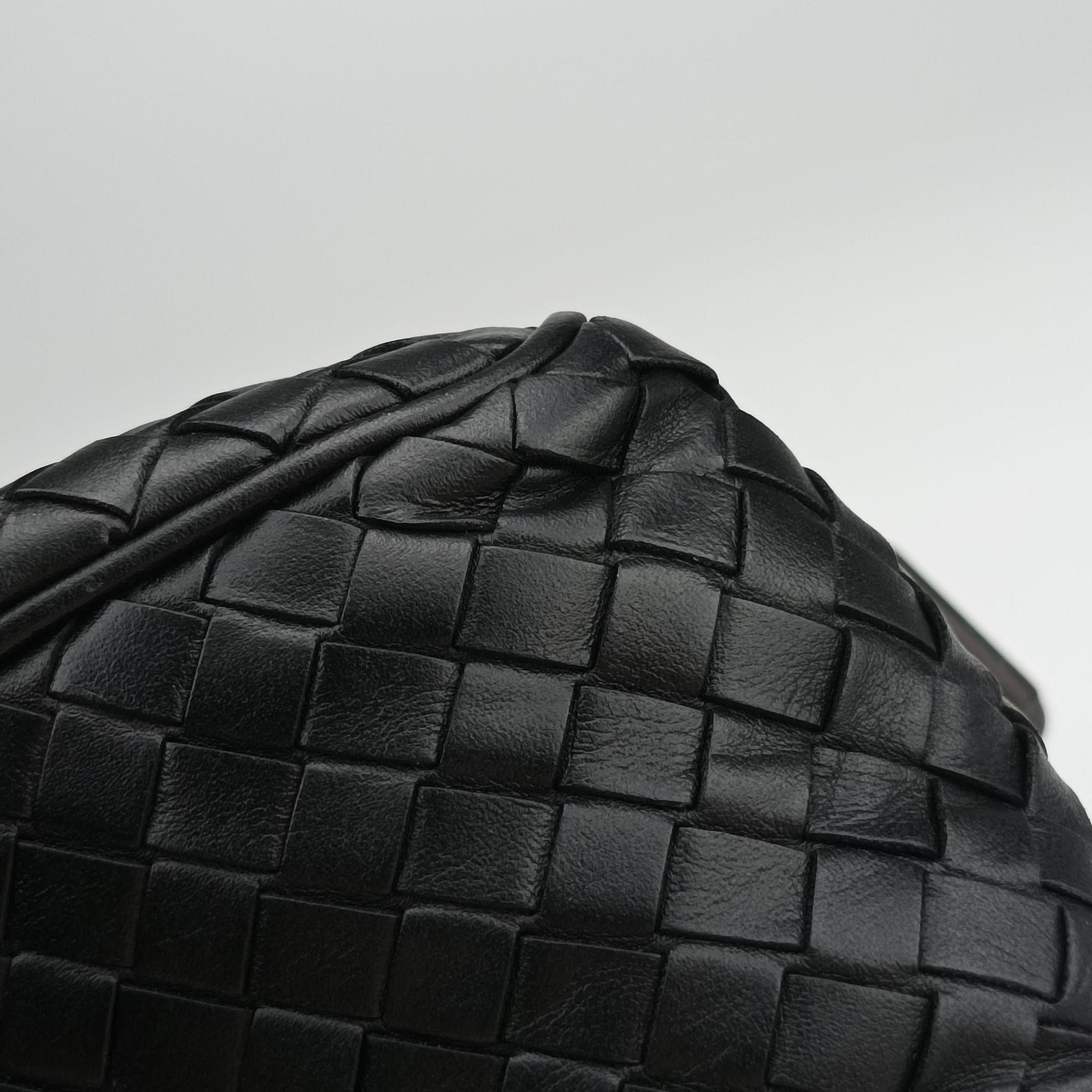 Vintage Bottega Veneta Intrecciato Black lambskin  shoulderbag | stylenewstar