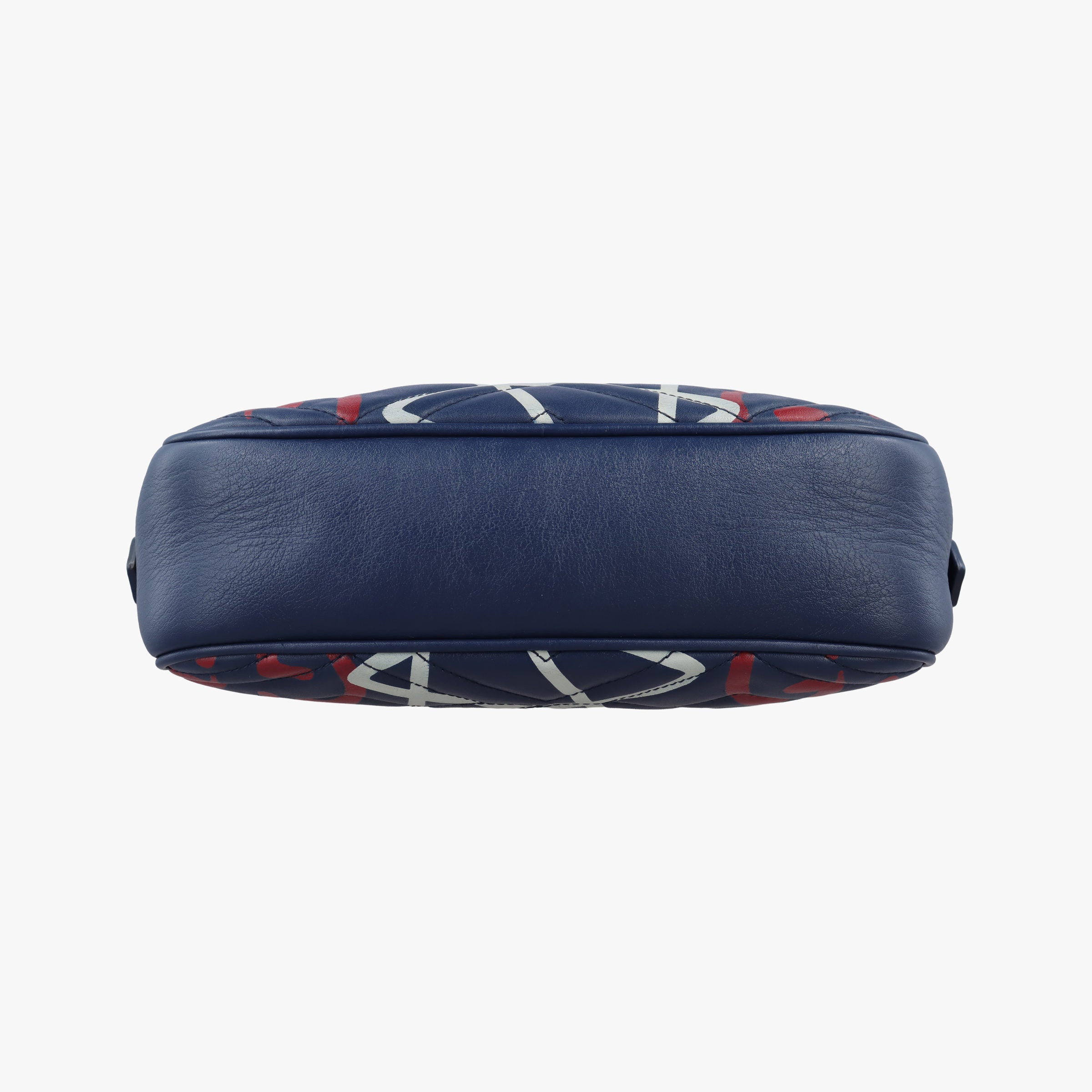 Secondhand Gucci GG Marmont Blue Leather 447632 shoulderbag | stylenewstar