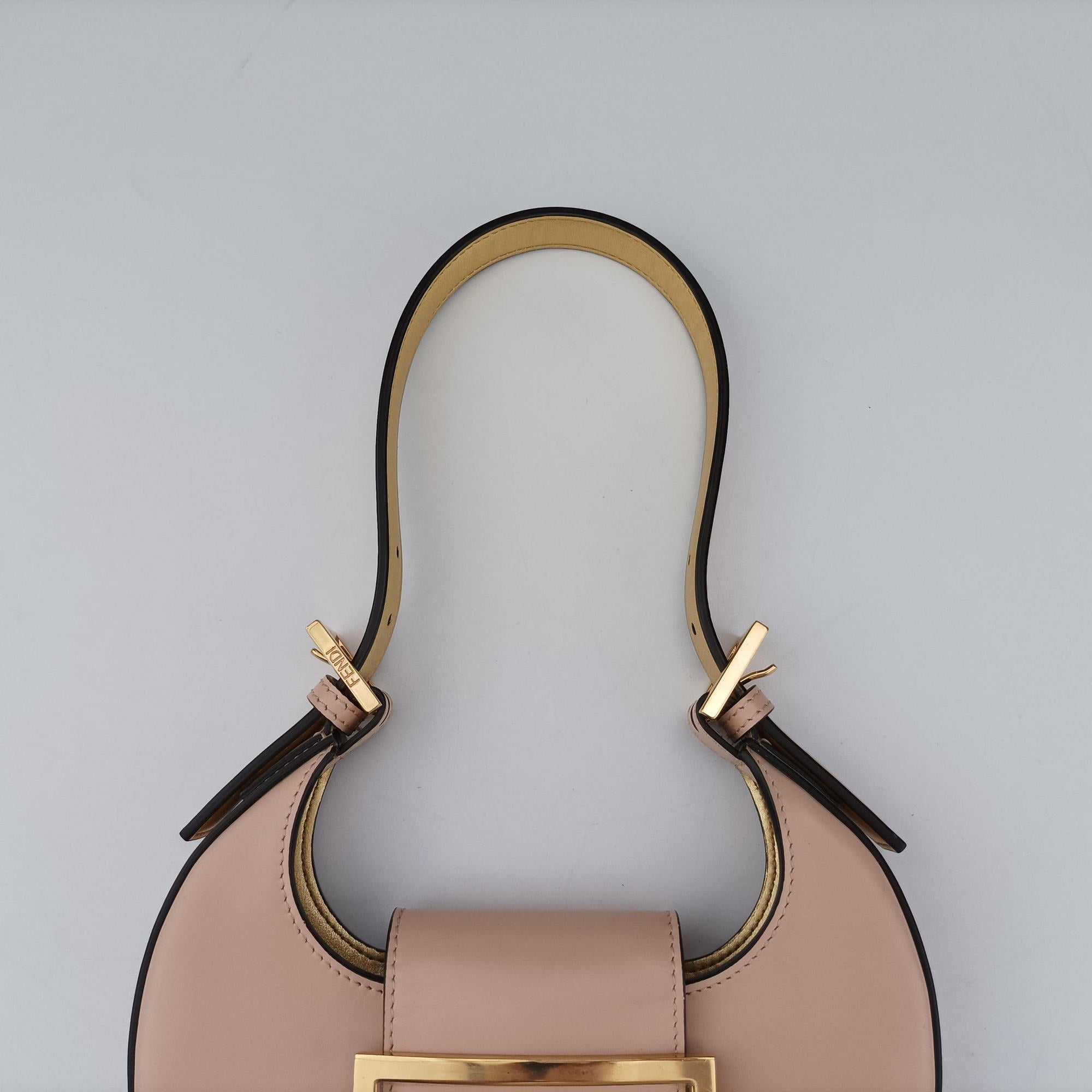 Secondhand Fendi Cookie Mini Pink Leather 8BS065 handbag | stylenewstar