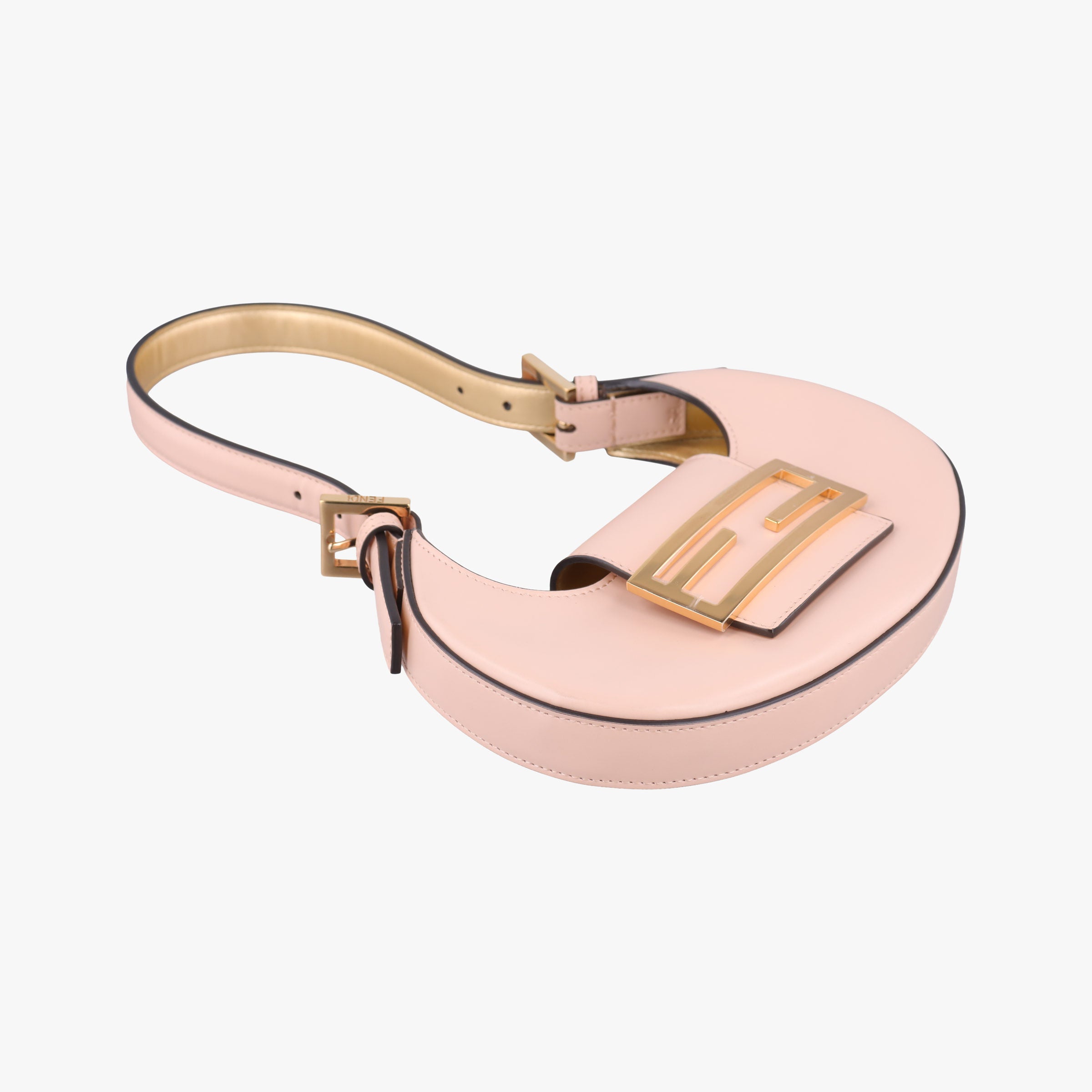 Secondhand Fendi Cookie Mini Pink Leather 8BS065 handbag | stylenewstar