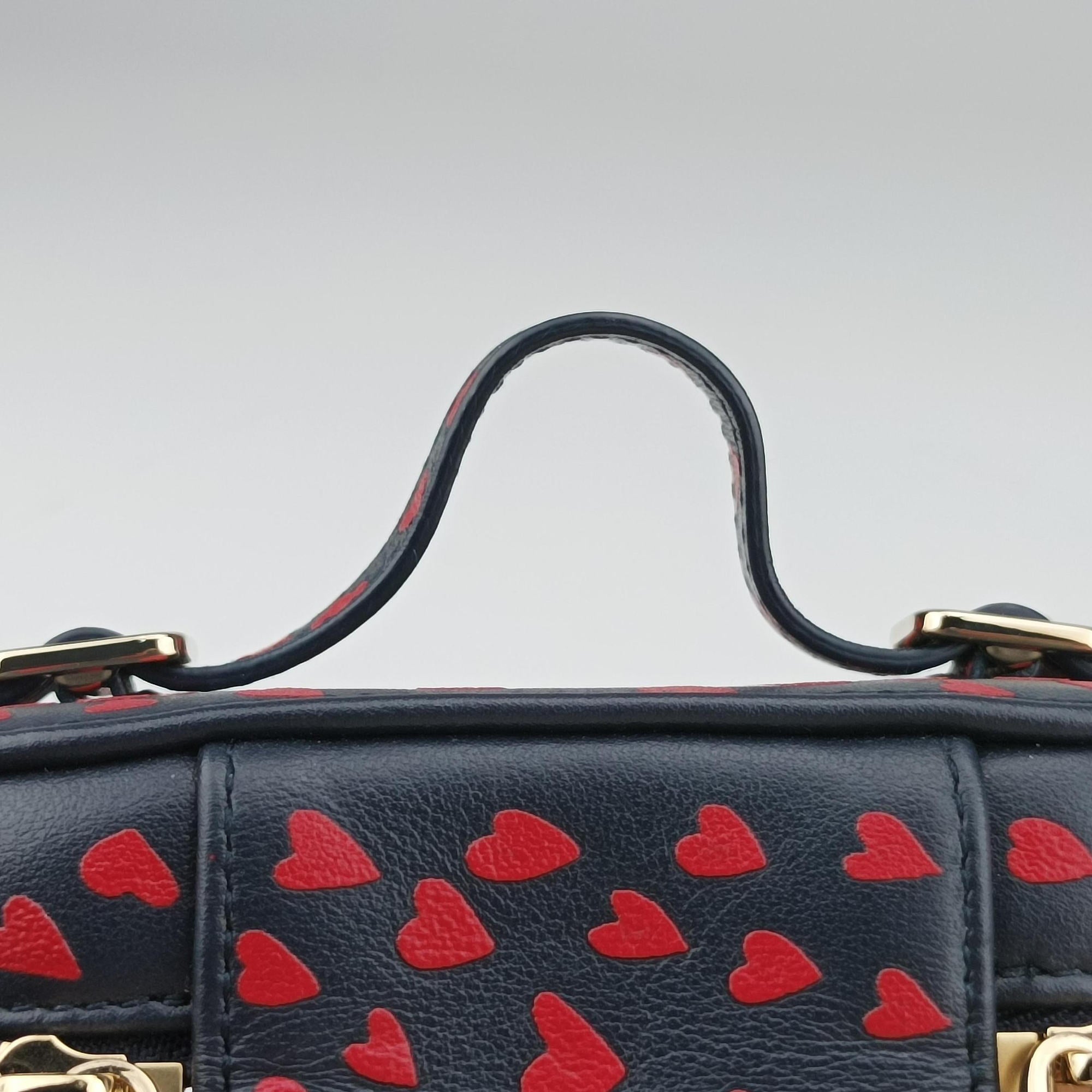 Vintage Christian Dior Micro Lady Dior Vanity Case Black×red Leather  shoulderbag | stylenewstar