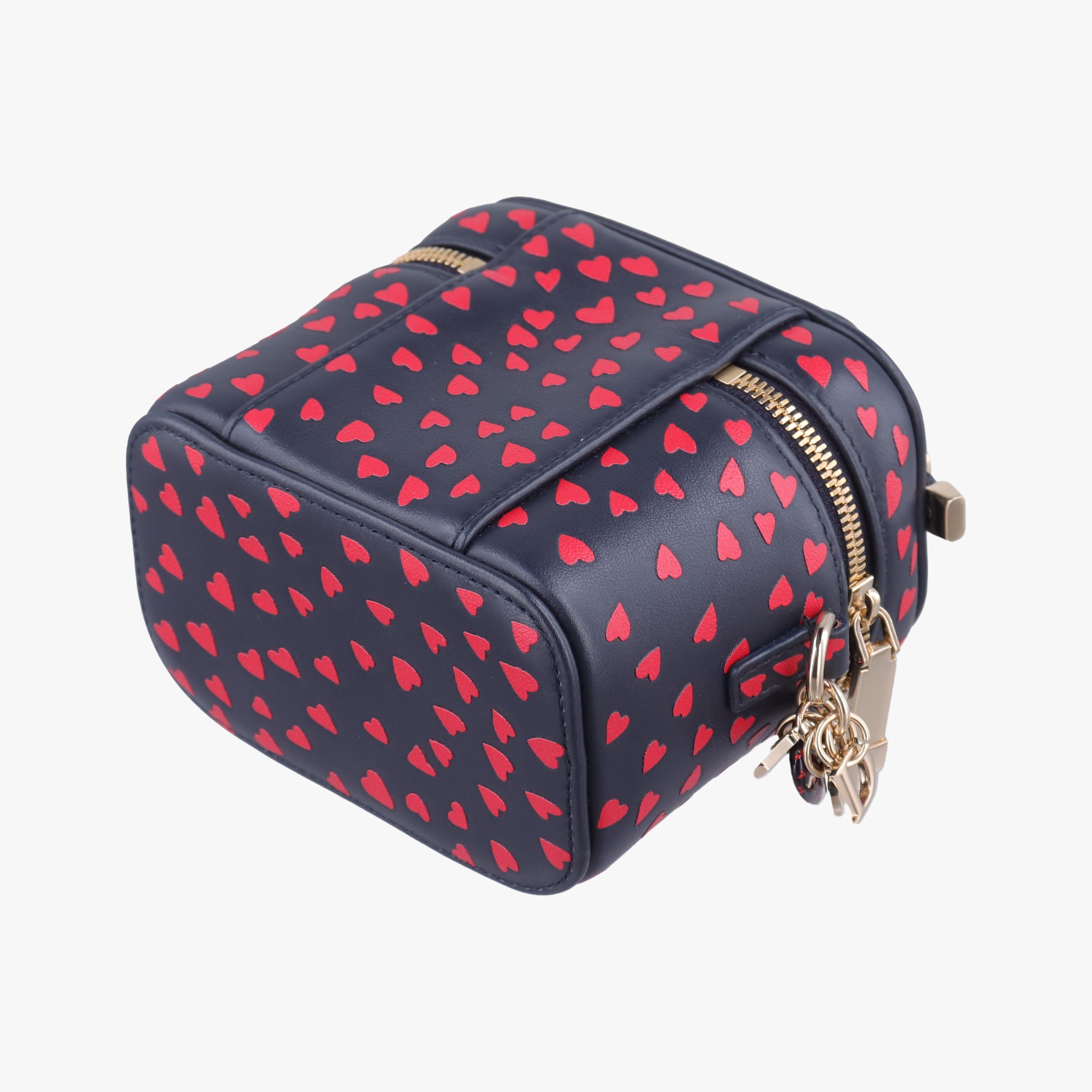 Vintage Christian Dior Micro Lady Dior Vanity Case Black×red Leather  shoulderbag | stylenewstar