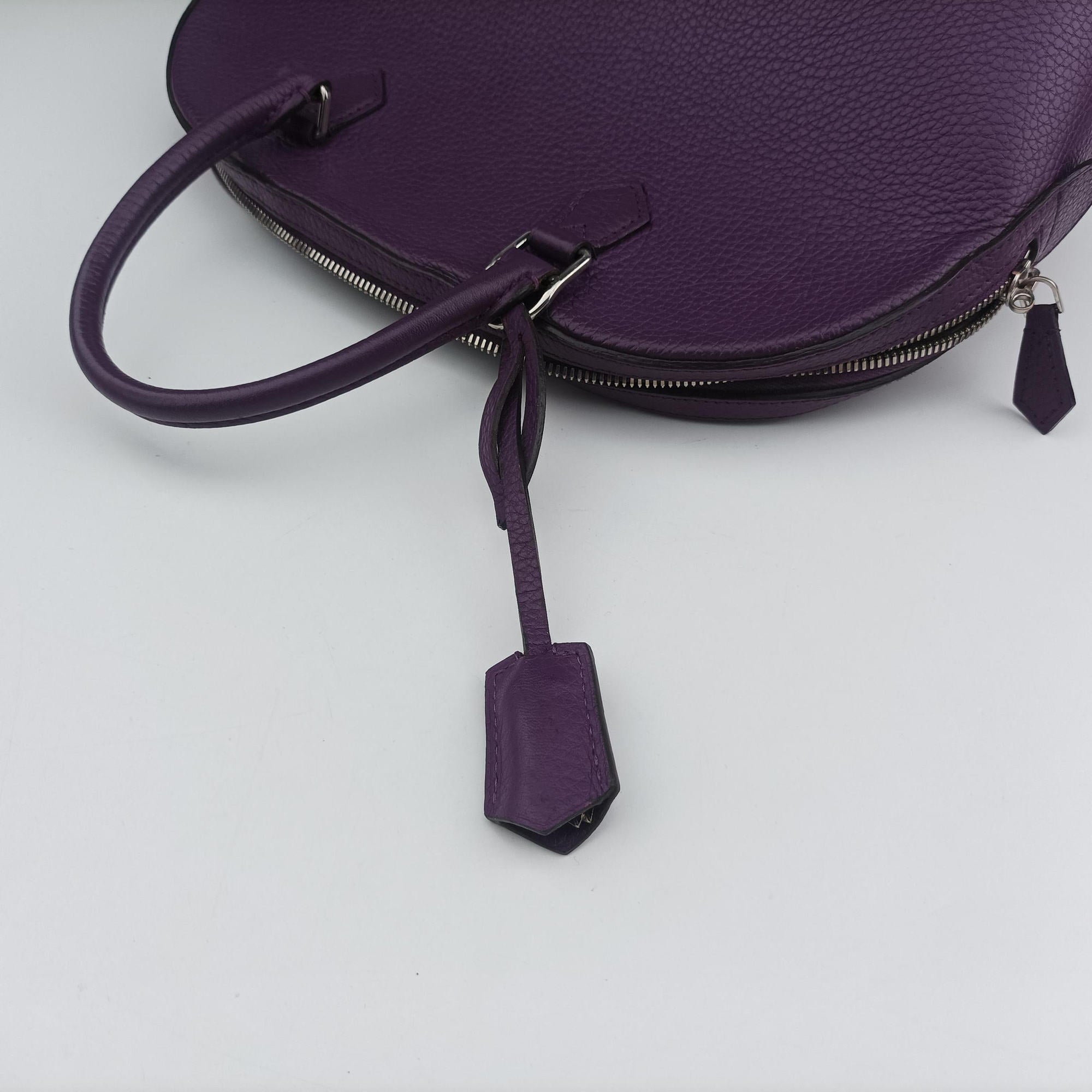 Secondhand Louis Vuitton Parnassea Alma PM Violet Taurillon Leather M48881 shoulderbag | stylenewstar