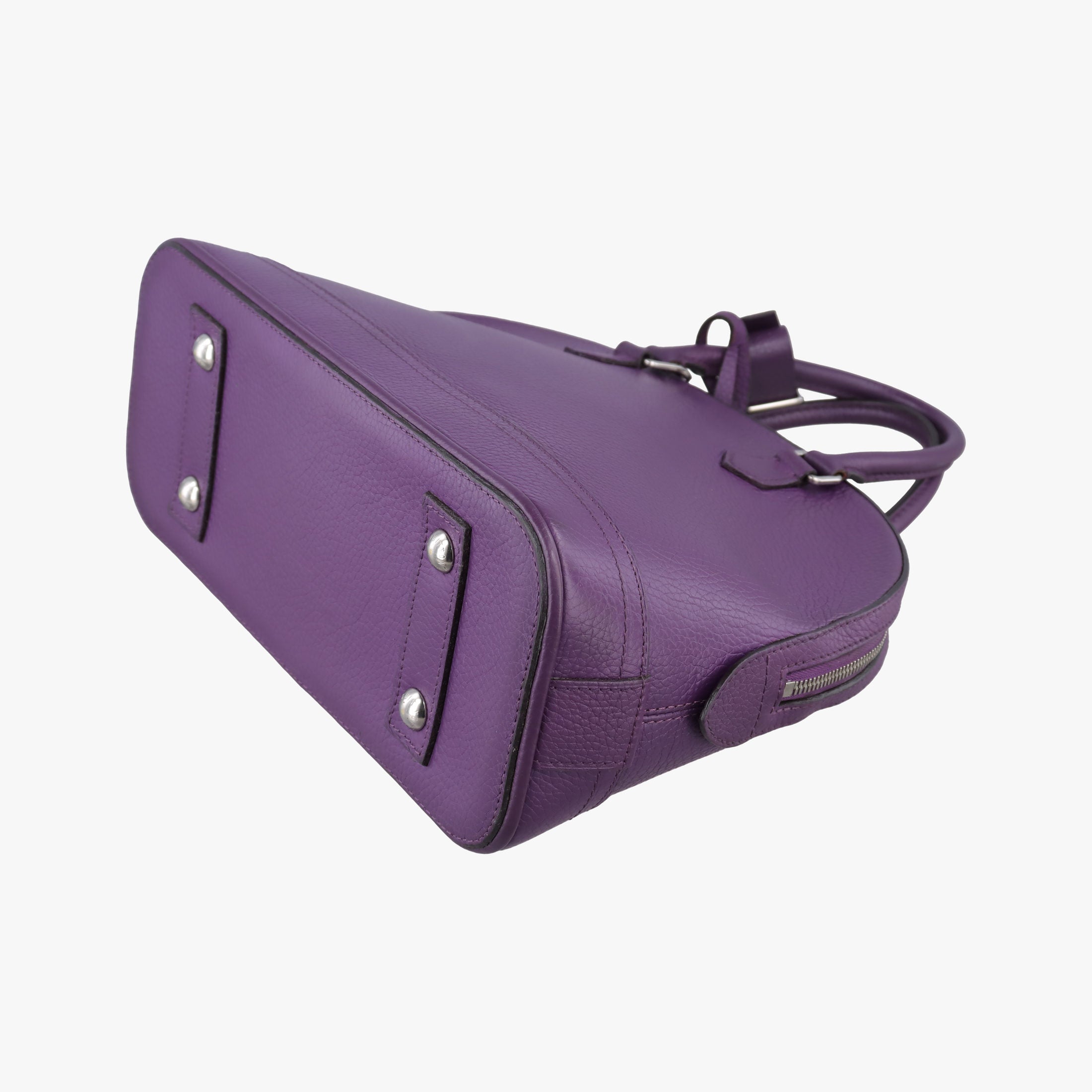 Secondhand Louis Vuitton Parnassea Alma PM Violet Taurillon Leather M48881 shoulderbag | stylenewstar