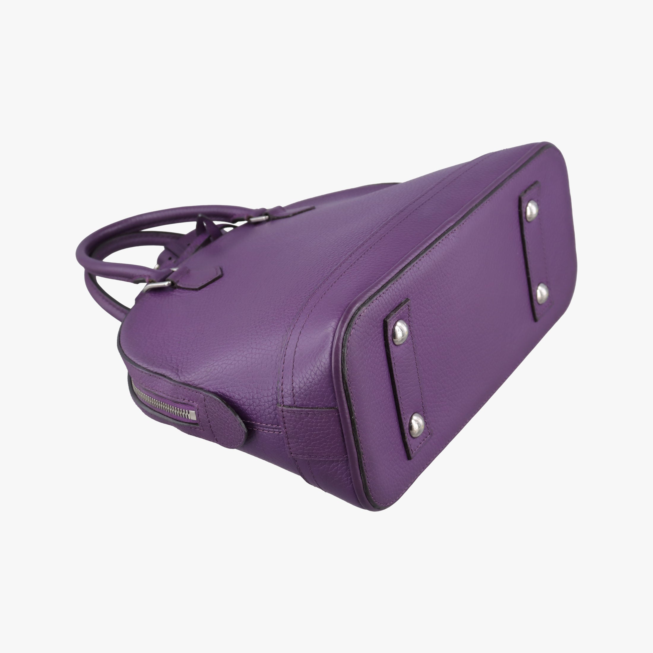 Secondhand Louis Vuitton Parnassea Alma PM Violet Taurillon Leather M48881 shoulderbag | stylenewstar
