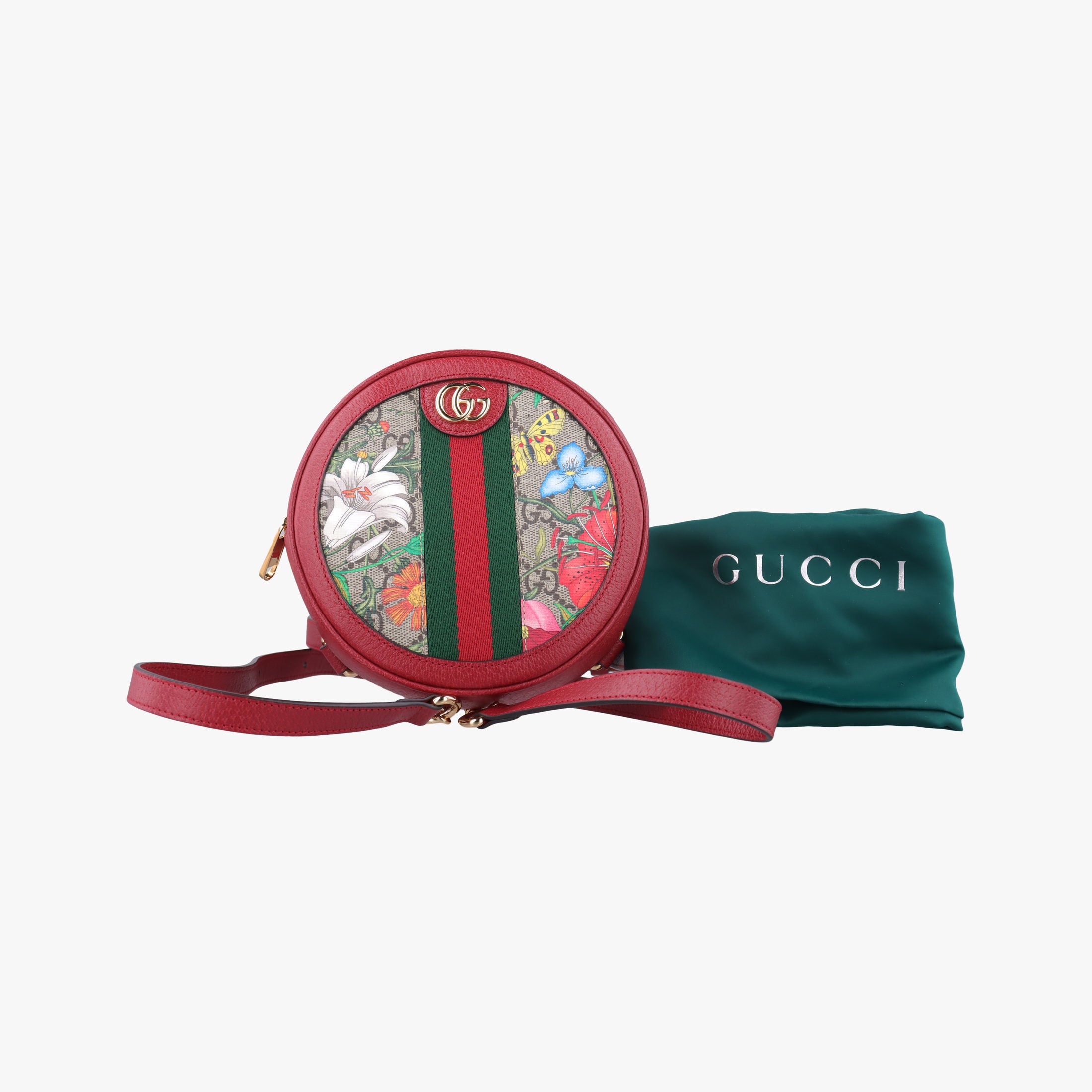 Pre-owned Gucci Ophidia Multicolour PVC coated canvas×Leather 598661 backpack/rucksack | stylenewstar