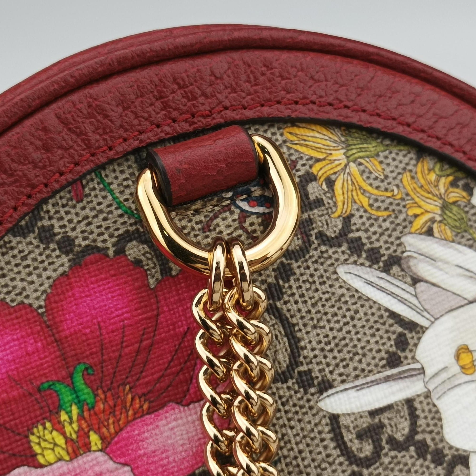 Pre-owned Gucci Ophidia Multicolour PVC coated canvas×Leather 598661 backpack/rucksack | stylenewstar
