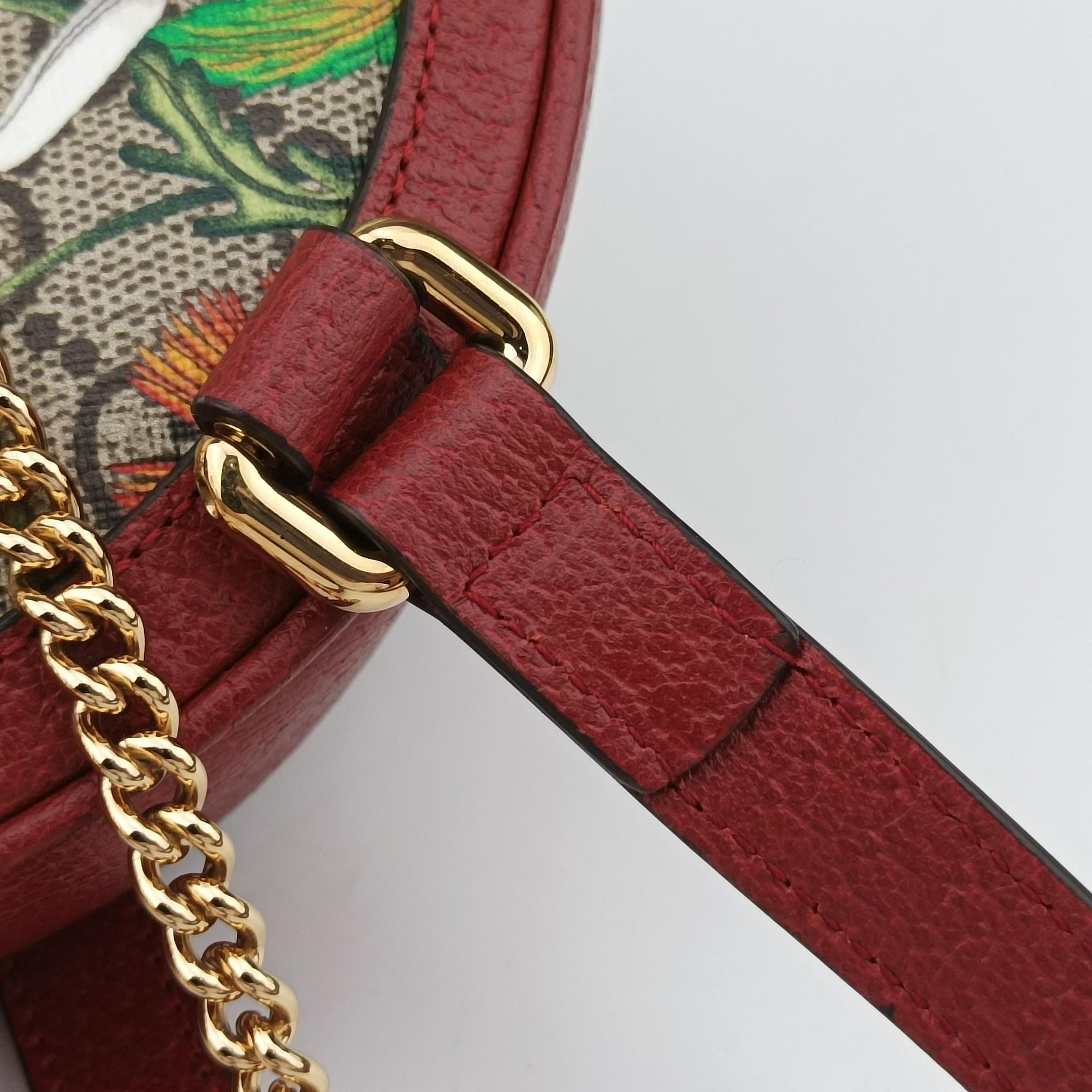 Pre-owned Gucci Ophidia Multicolour PVC coated canvas×Leather 598661 backpack/rucksack | stylenewstar