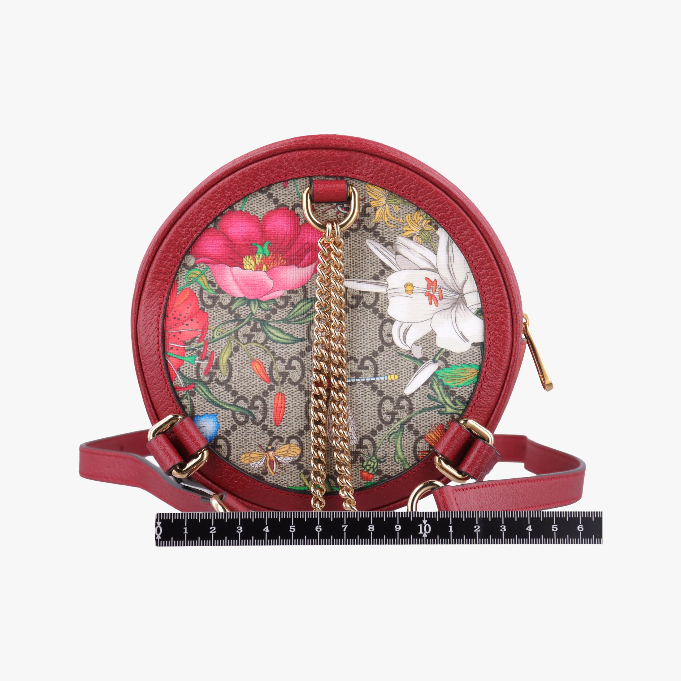 Pre-owned Gucci Ophidia Multicolour PVC coated canvas×Leather 598661 backpack/rucksack | stylenewstar