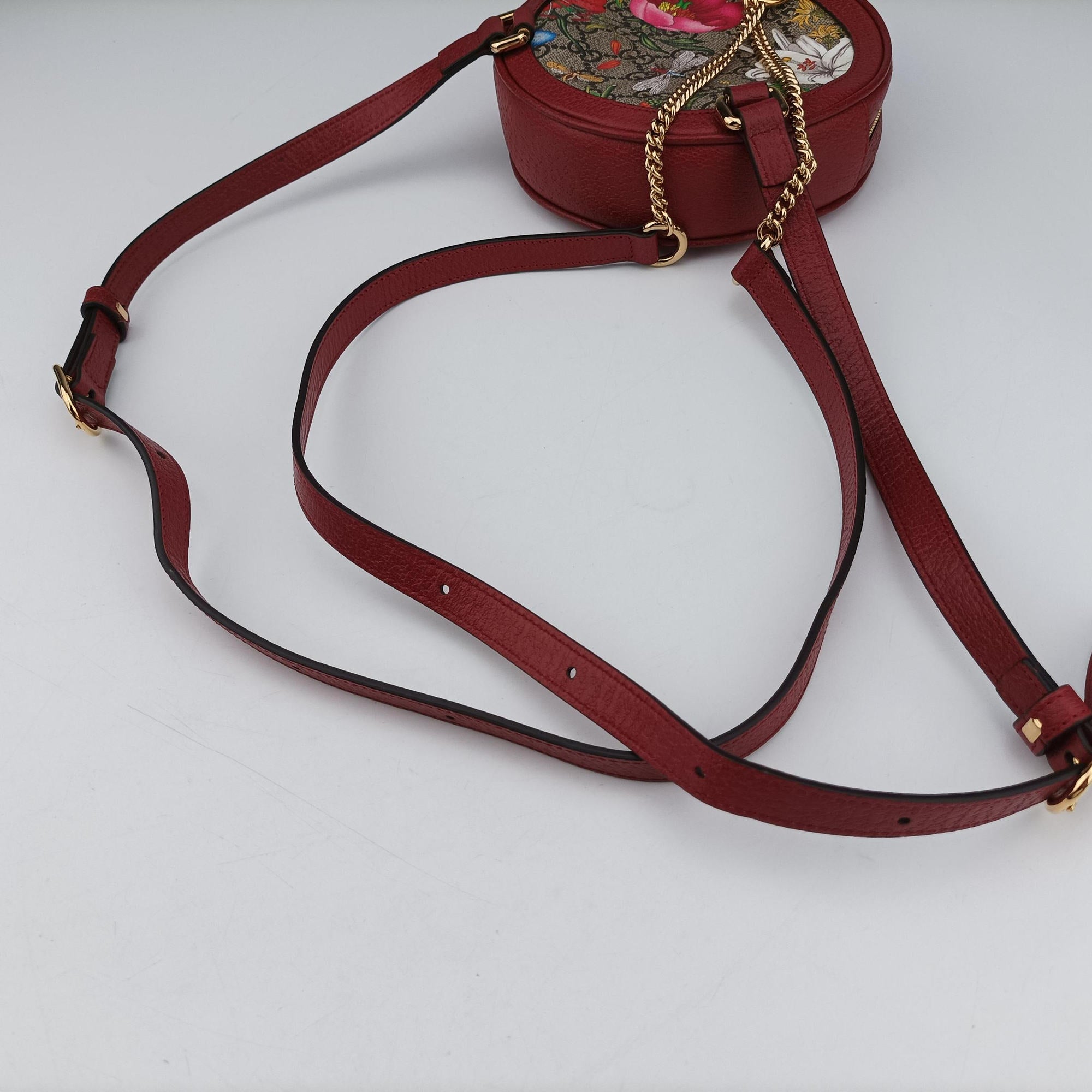 Pre-owned Gucci Ophidia Multicolour PVC coated canvas×Leather 598661 backpack/rucksack | stylenewstar