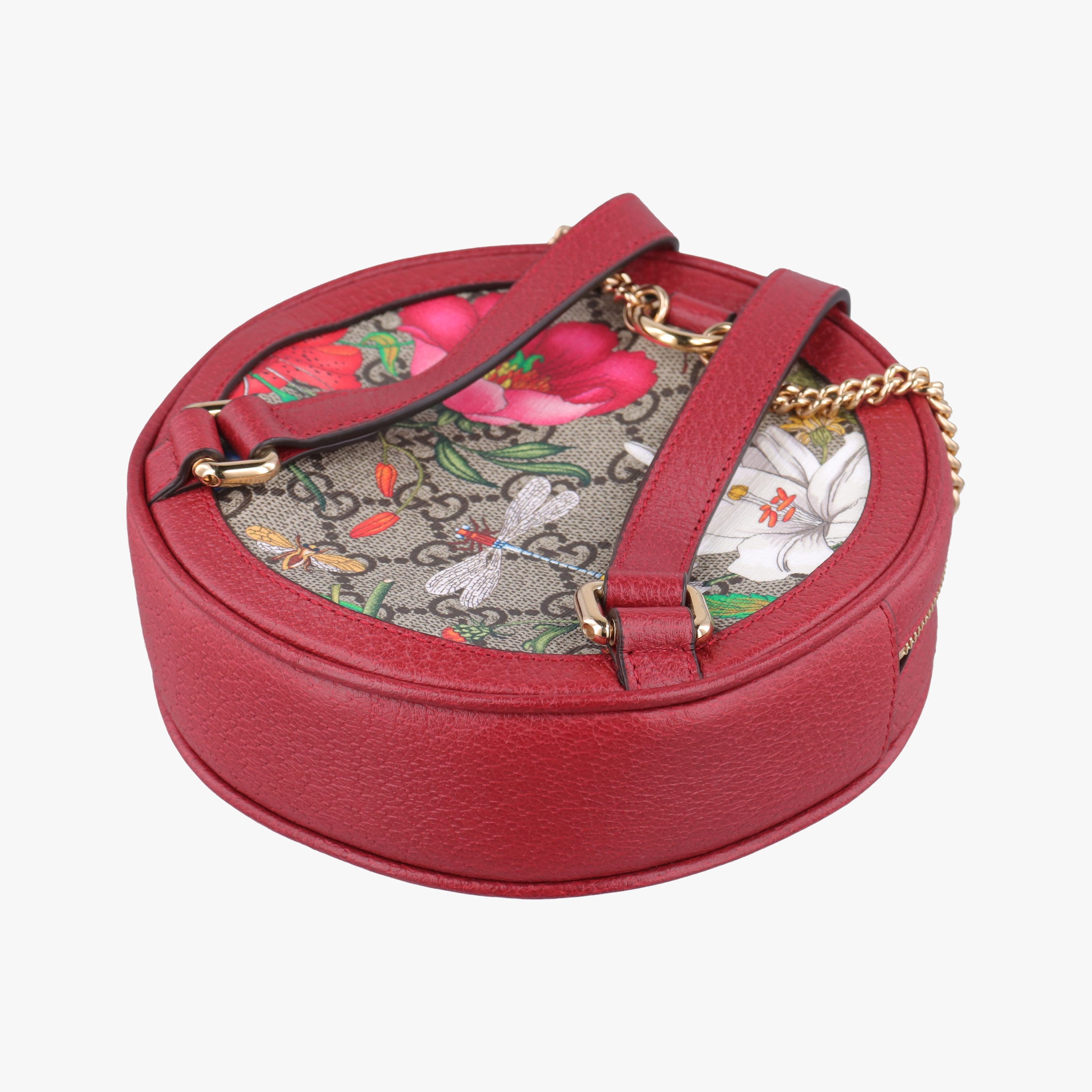 Pre-owned Gucci Ophidia Multicolour PVC coated canvas×Leather 598661 backpack/rucksack | stylenewstar