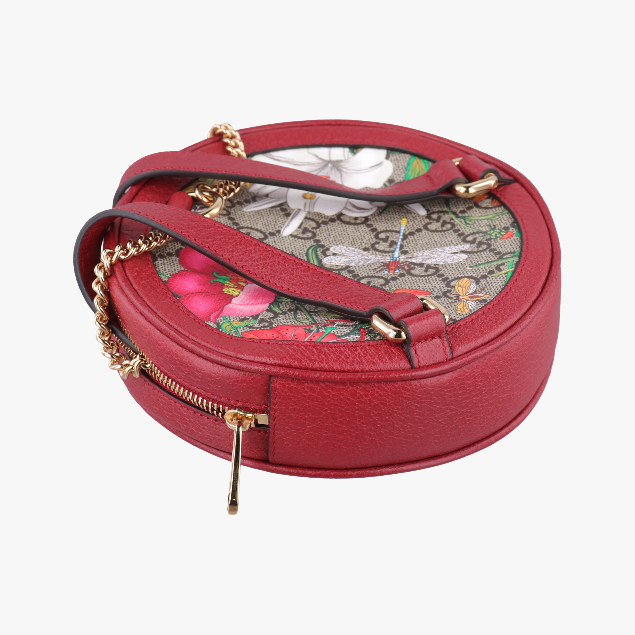 Pre-owned Gucci Ophidia Multicolour PVC coated canvas×Leather 598661 backpack/rucksack | stylenewstar