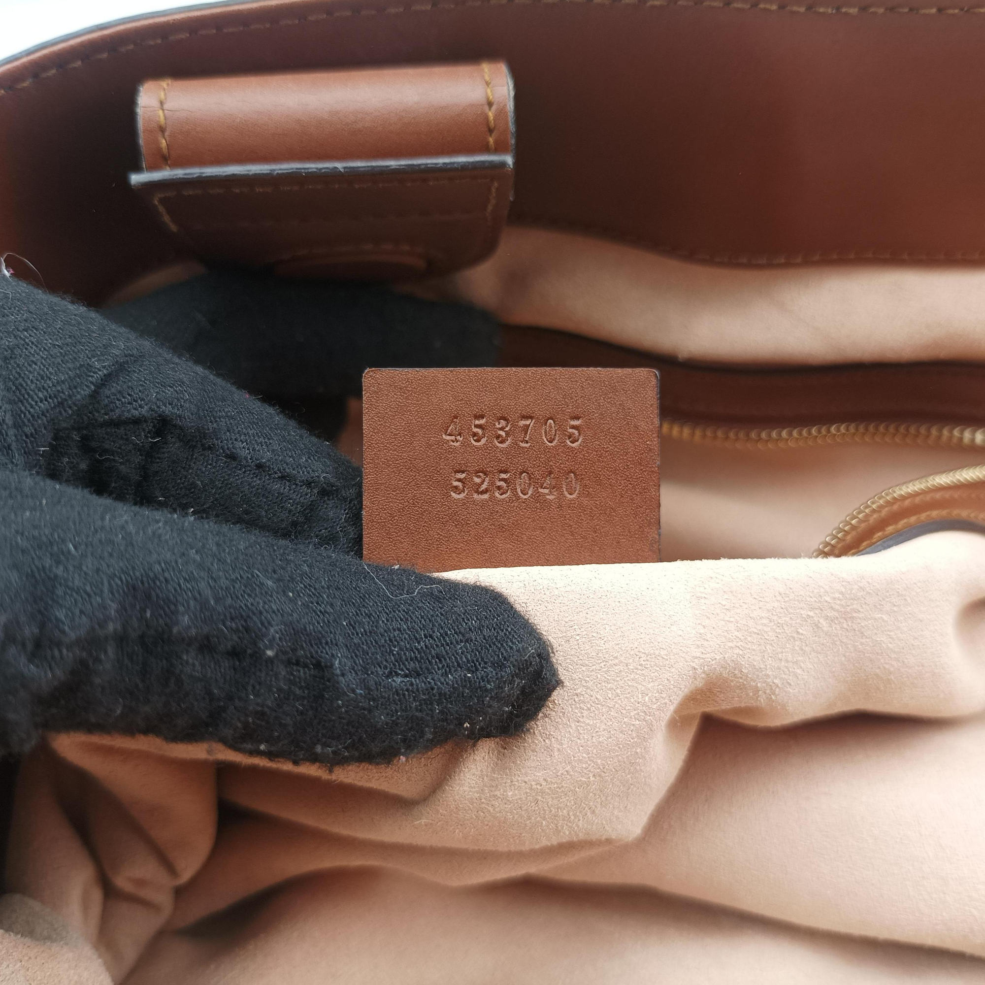 Vintage Gucci GG Supreme Brown × Beige PVC coated canvas×Leather 453705 shoulderbag | stylenewstar