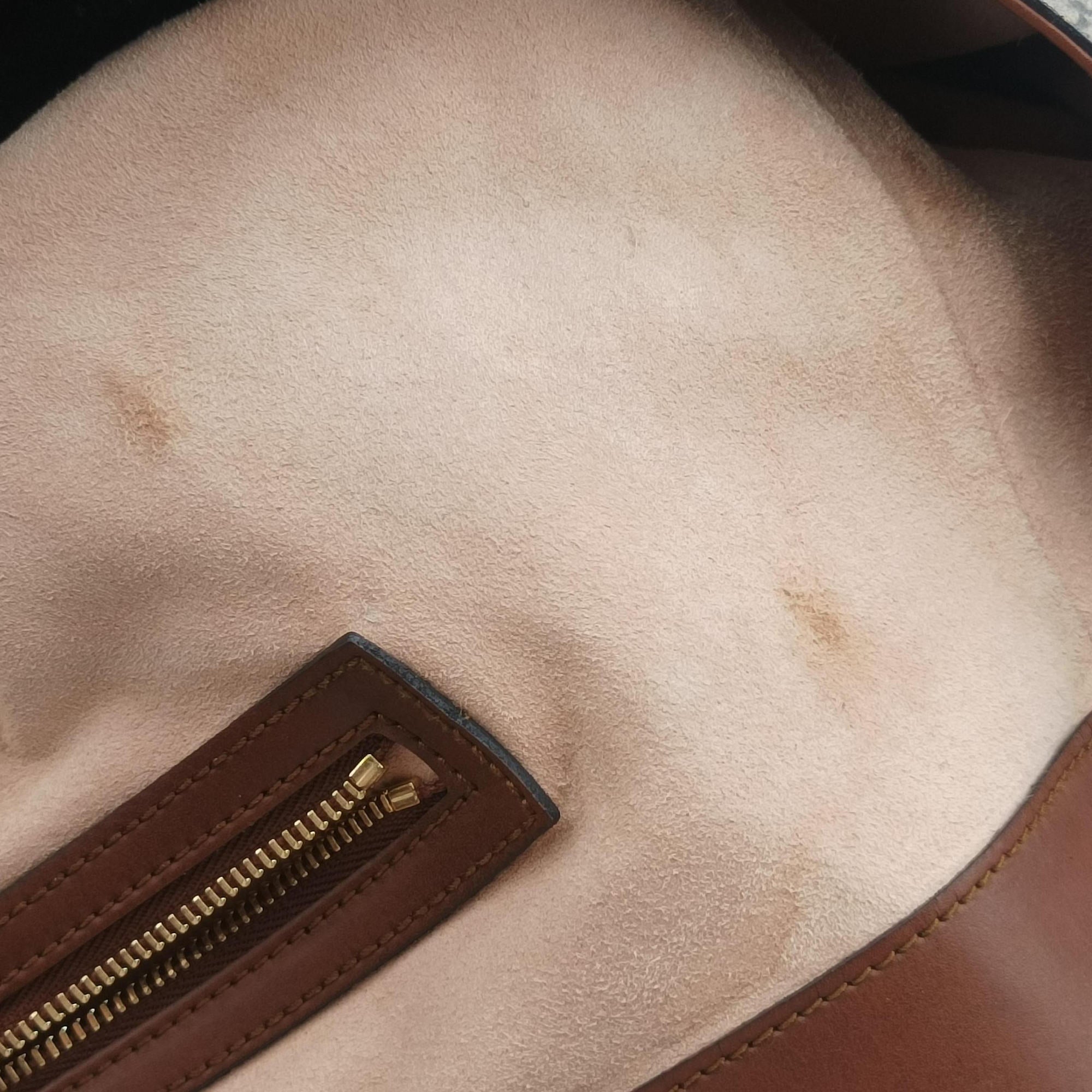 Vintage Gucci GG Supreme Brown × Beige PVC coated canvas×Leather 453705 shoulderbag | stylenewstar