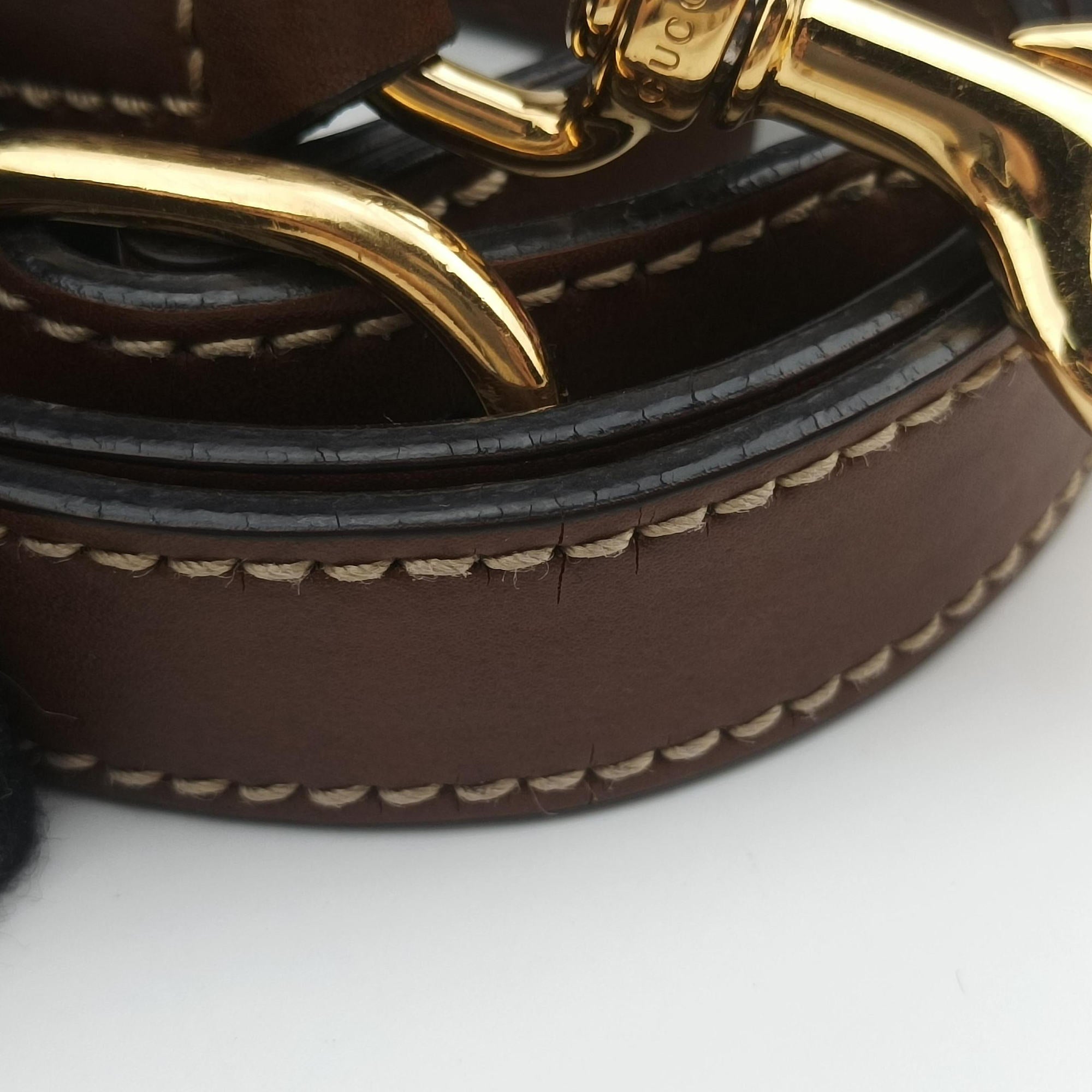 Vintage Gucci GG Supreme Brown × Beige PVC coated canvas×Leather 453705 shoulderbag | stylenewstar