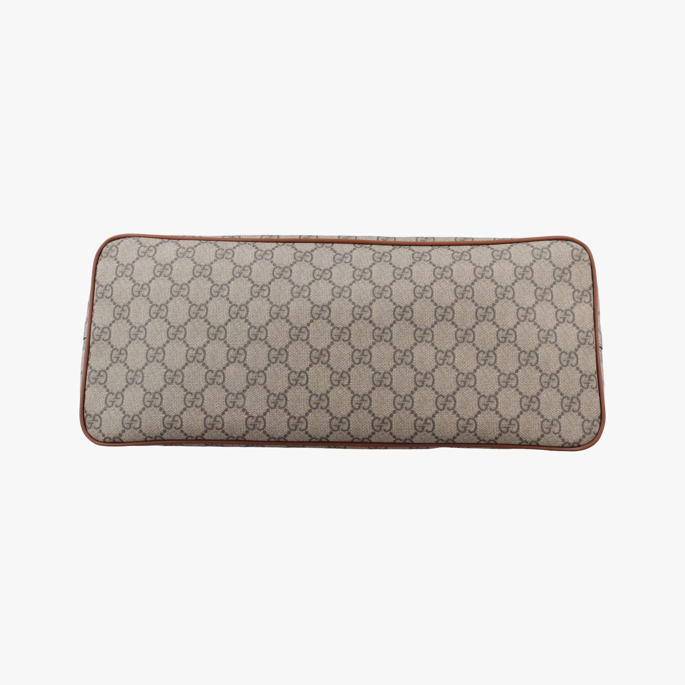Vintage Gucci GG Supreme Brown × Beige PVC coated canvas×Leather 453705 shoulderbag | stylenewstar