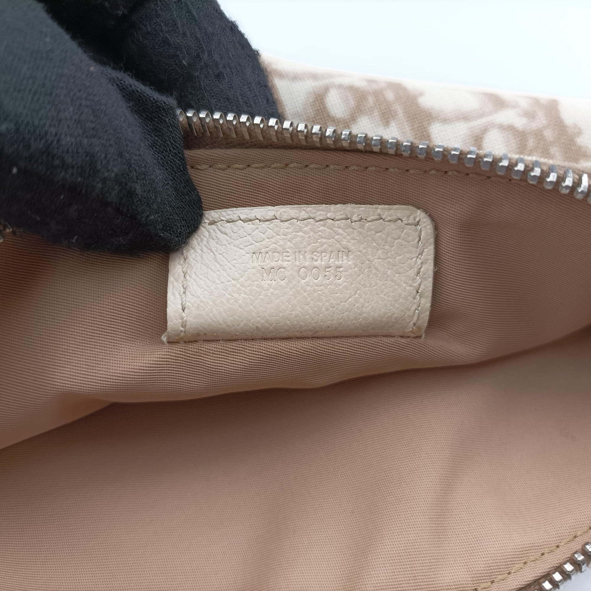Secondhand Christian Dior Saddle Beige PVC Coated Canvas Floral Embroidery  shoulderbag | stylenewstar