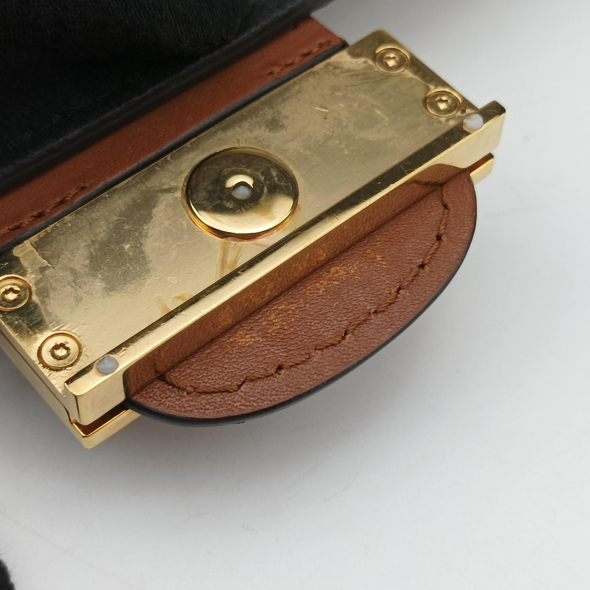 Vintage Louis Vuitton DAUPHINE brown monogram reverse M44586 bum bag/waist bag | stylenewstar