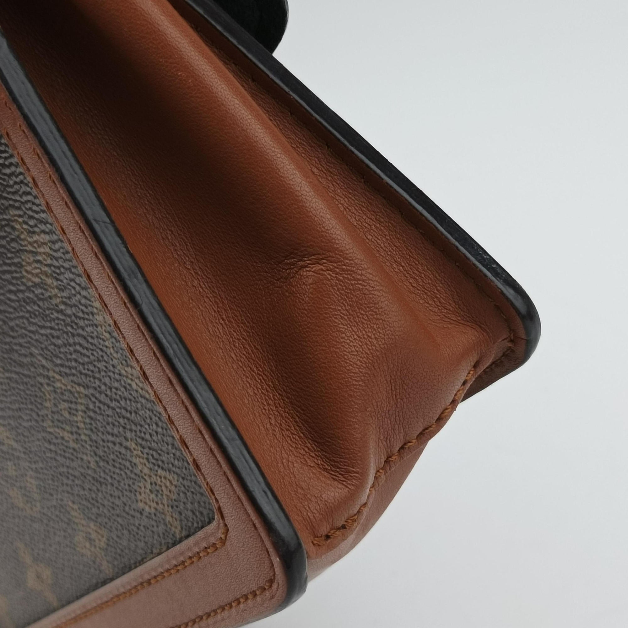 Vintage Louis Vuitton DAUPHINE brown monogram reverse M44586 bum bag/waist bag | stylenewstar