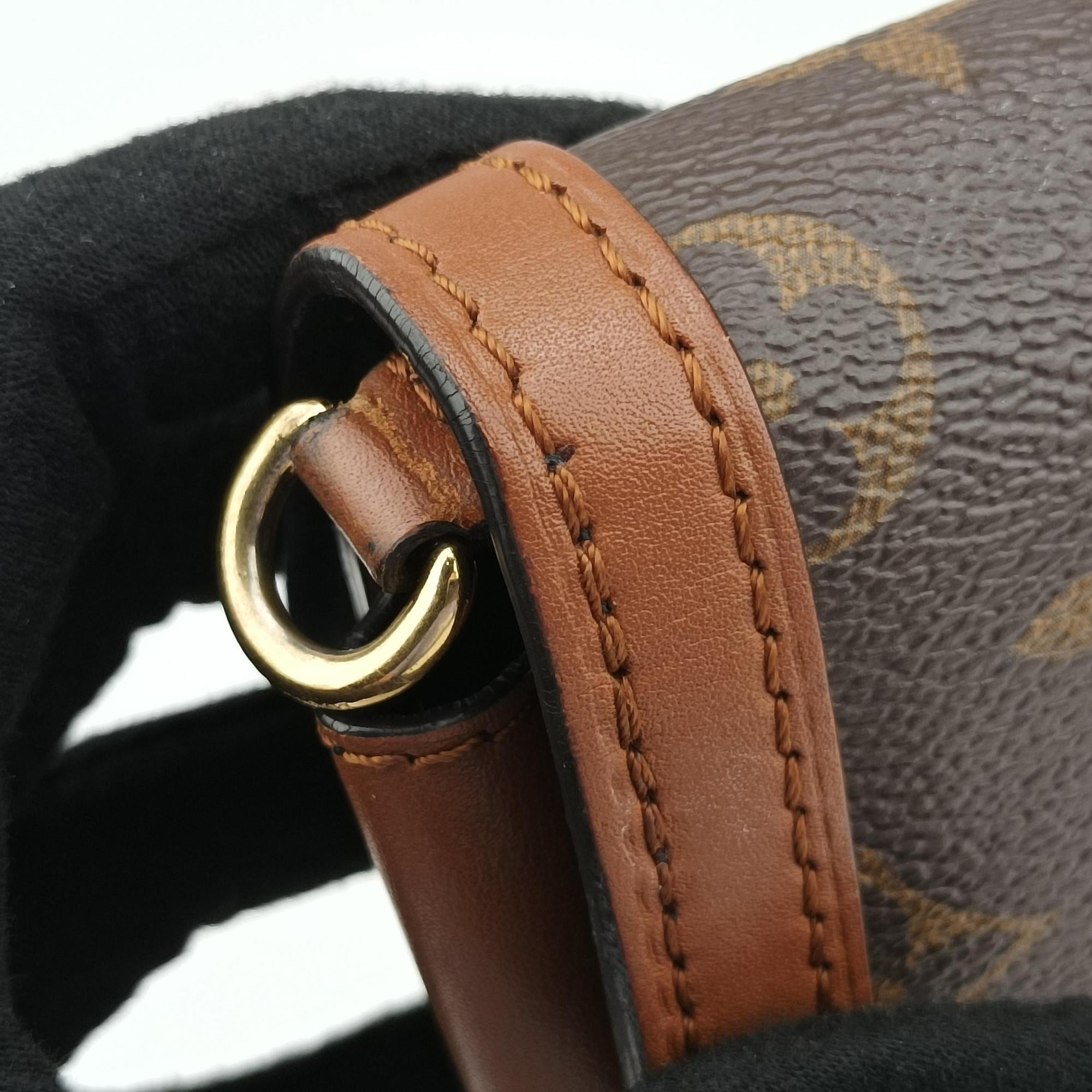 Vintage Louis Vuitton DAUPHINE brown monogram reverse M44586 bum bag/waist bag | stylenewstar