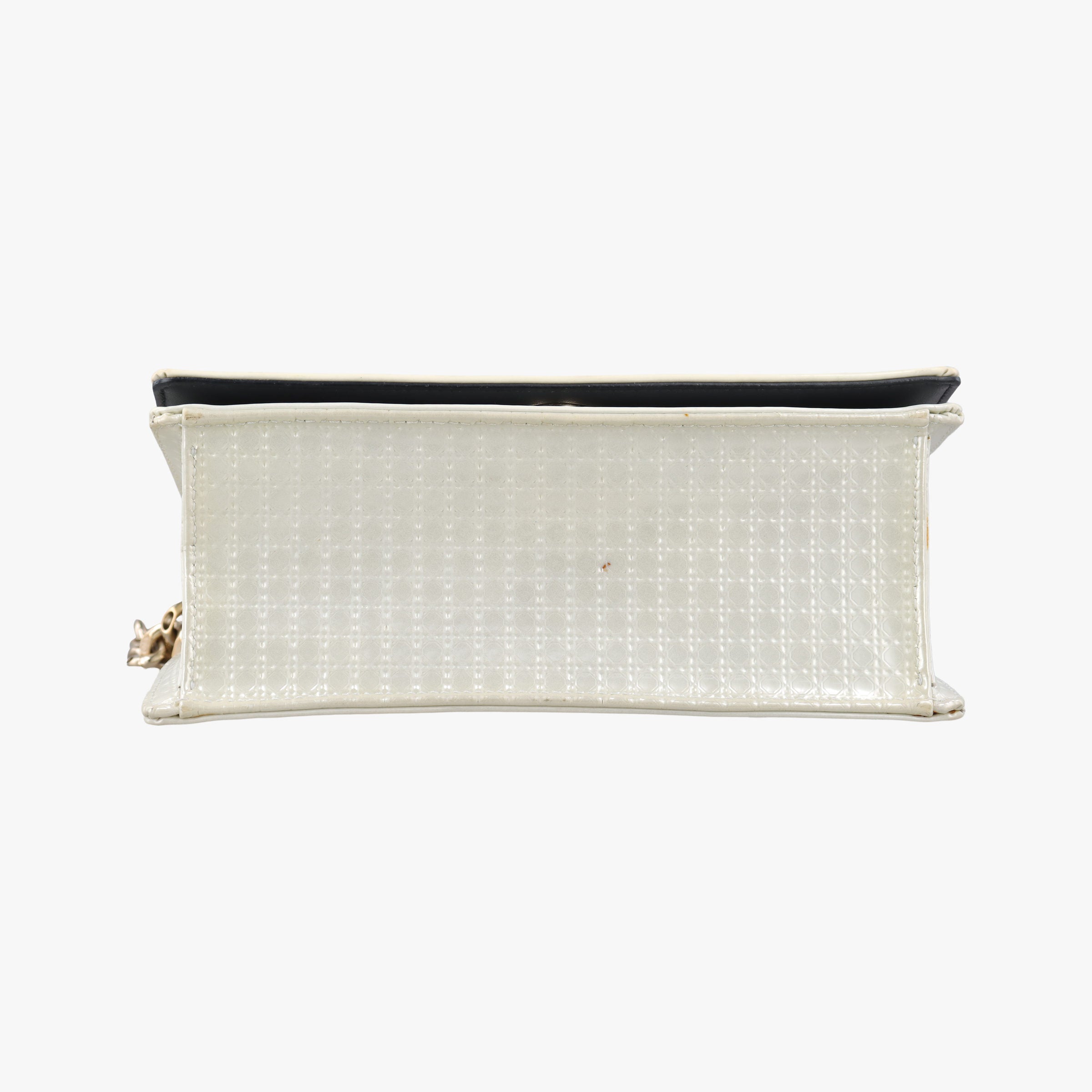 Pre-owned Christian Dior Diorama White Leather  shoulderbag | stylenewstar