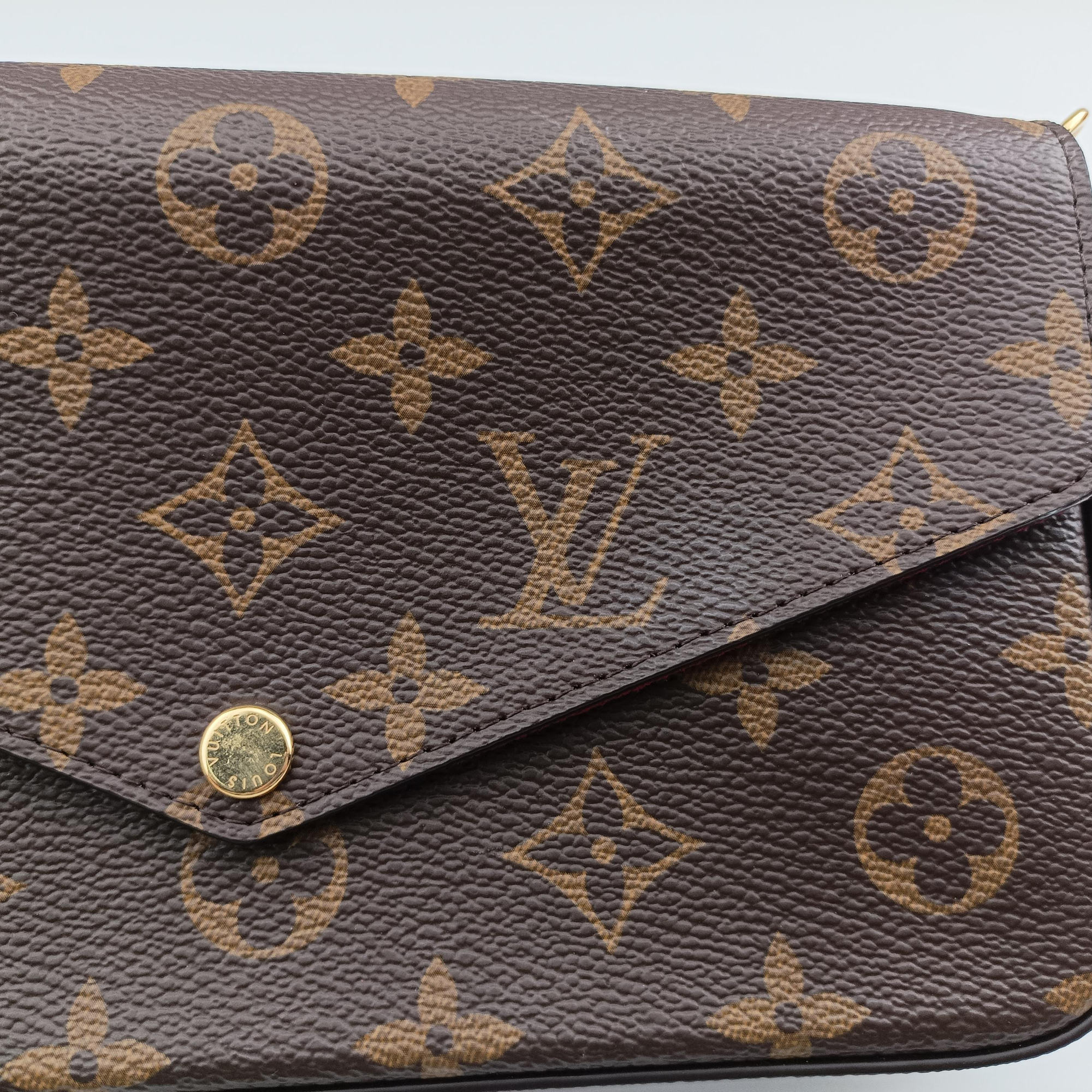 Secondhand Louis Vuitton Pochette Felicie Brown Monogram Canvas M61276 shoulderbag | stylenewstar