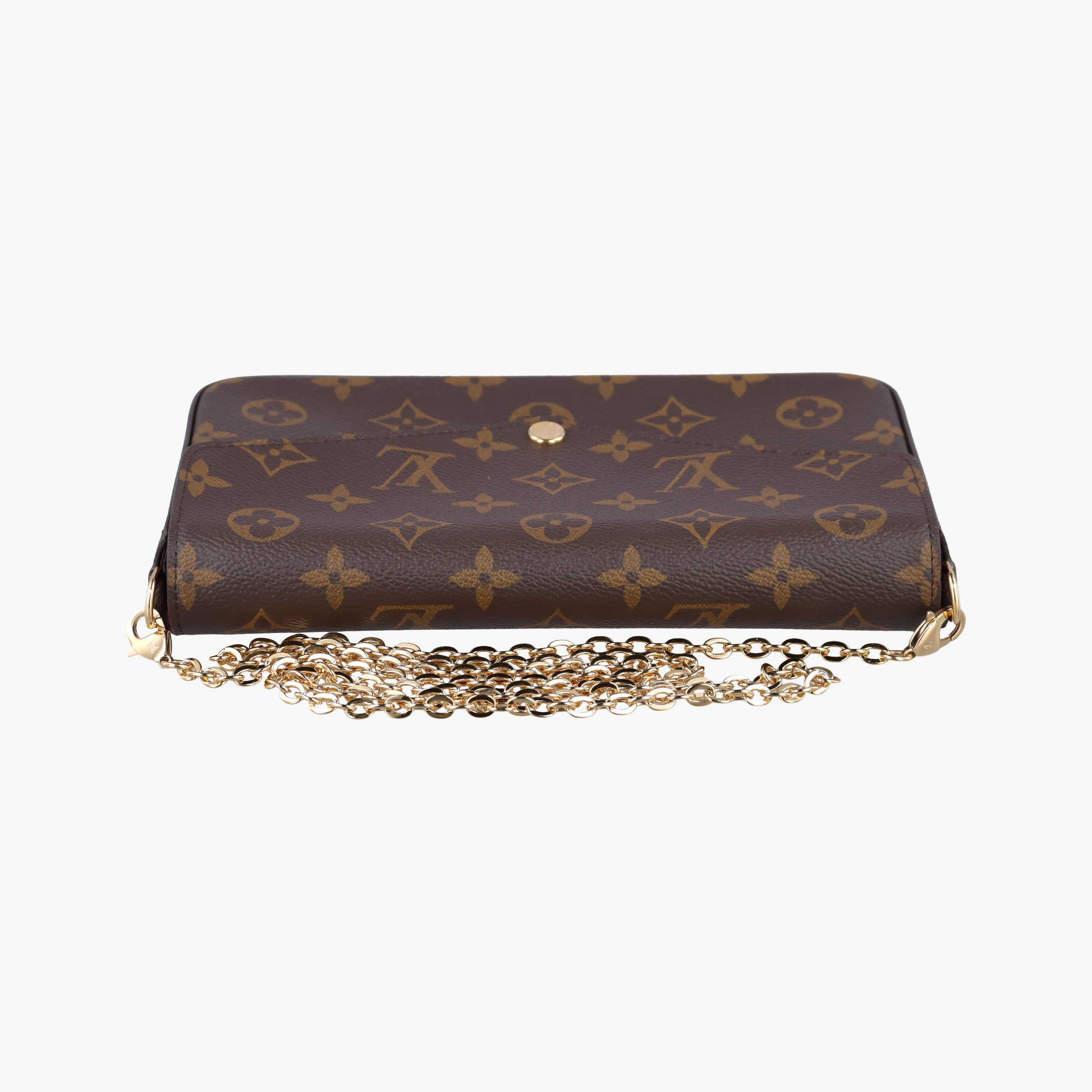 Secondhand Louis Vuitton Pochette Felicie Brown Monogram Canvas M61276 shoulderbag | stylenewstar