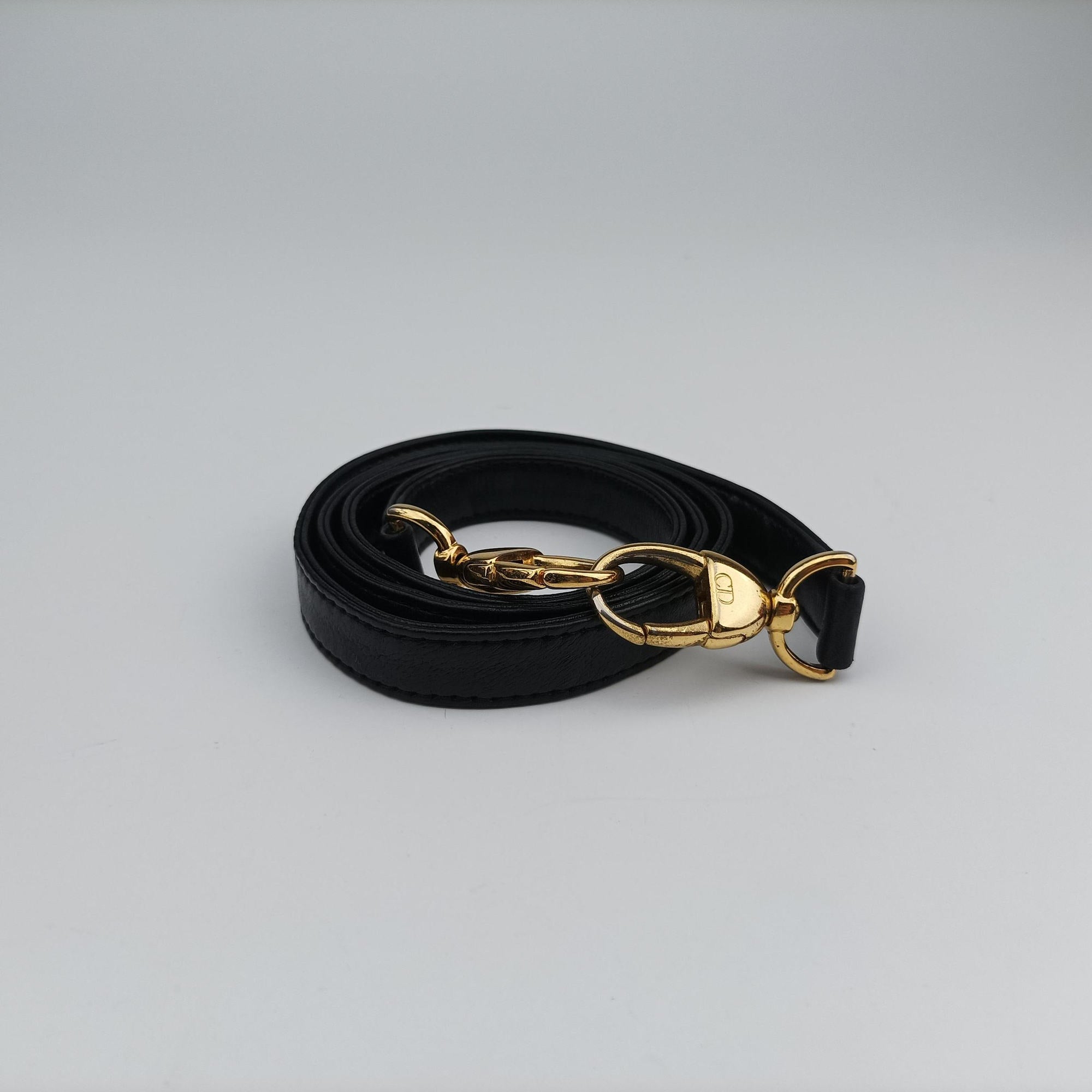 Pre-owned Christian Dior Lady Dior Black lambskin  shoulderbag | stylenewstar