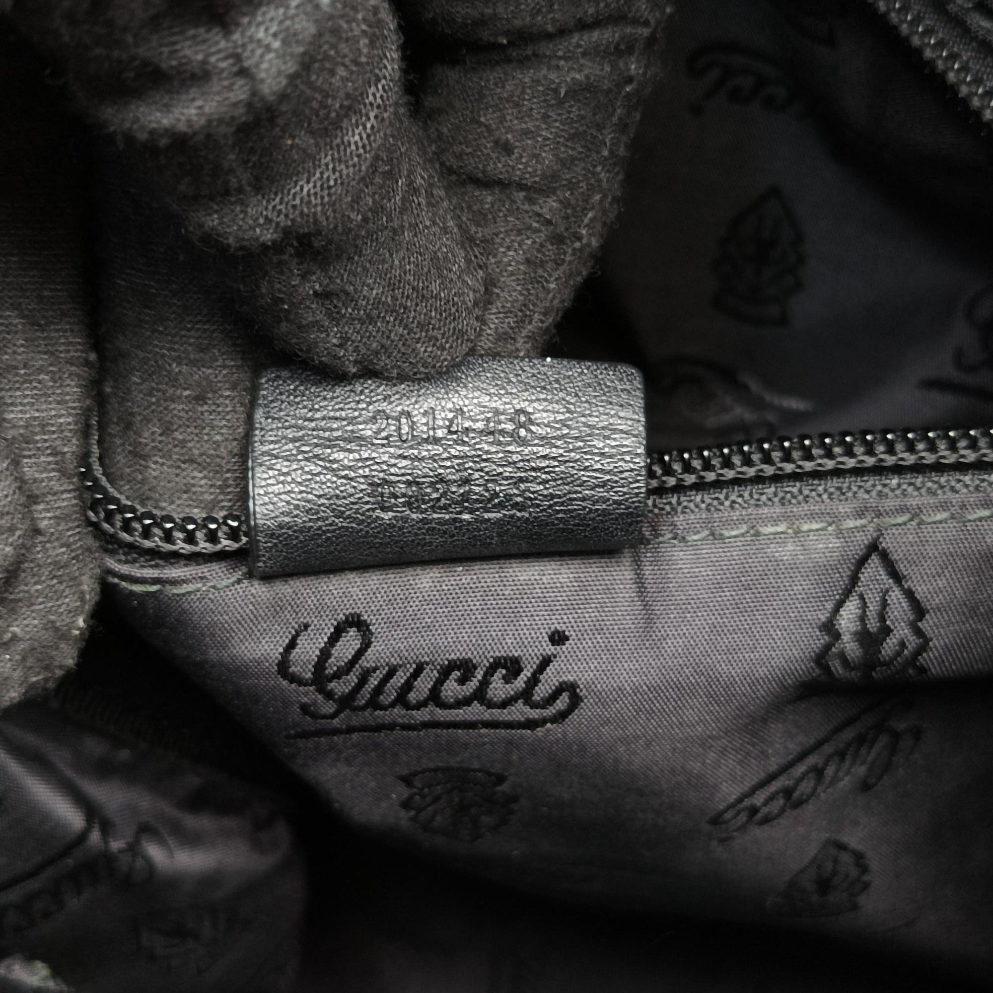 Pre-owned Gucci GG Imprime Messenger Black Leather 201448 shoulderbag | stylenewstar