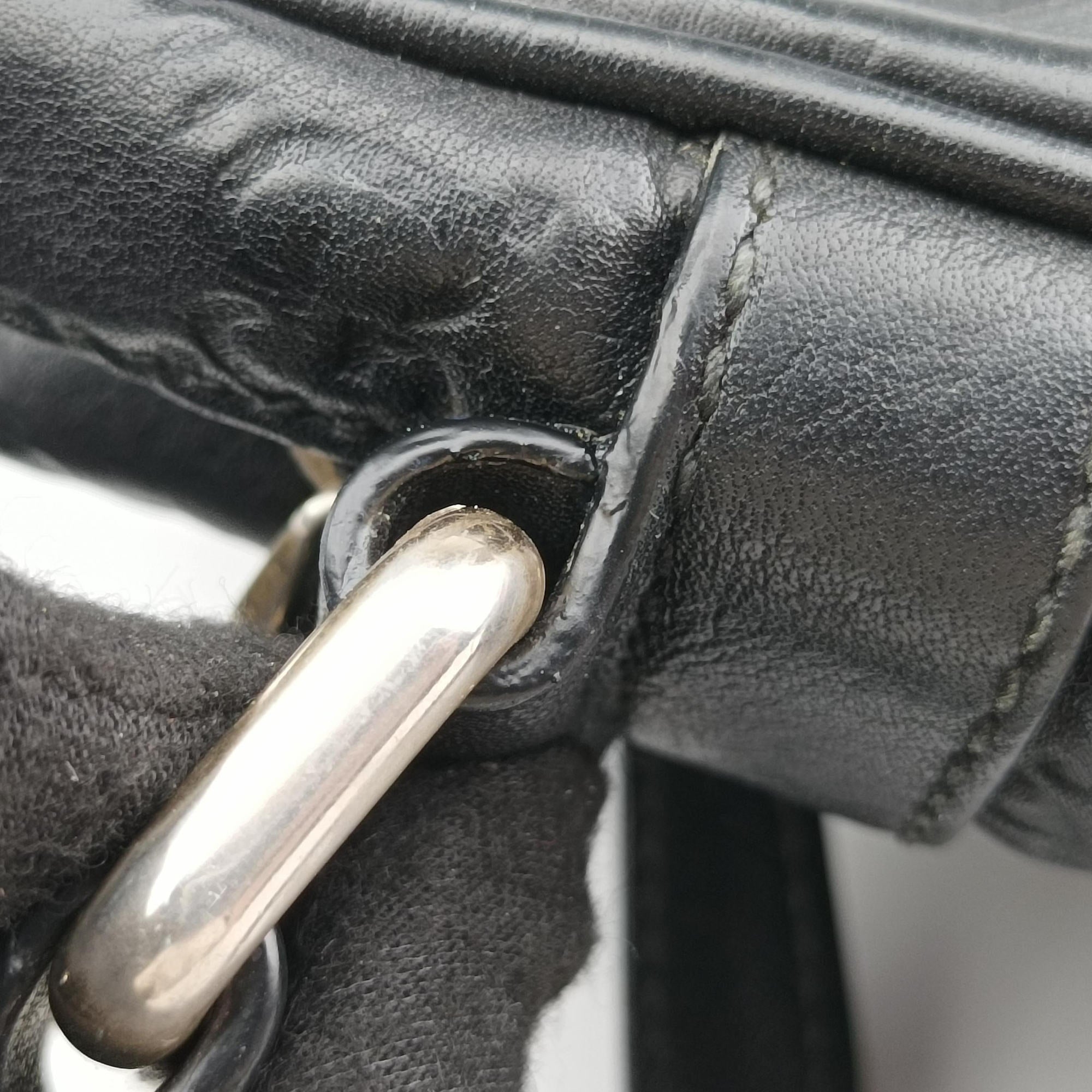 Pre-owned Gucci GG Imprime Messenger Black Leather 201448 shoulderbag | stylenewstar