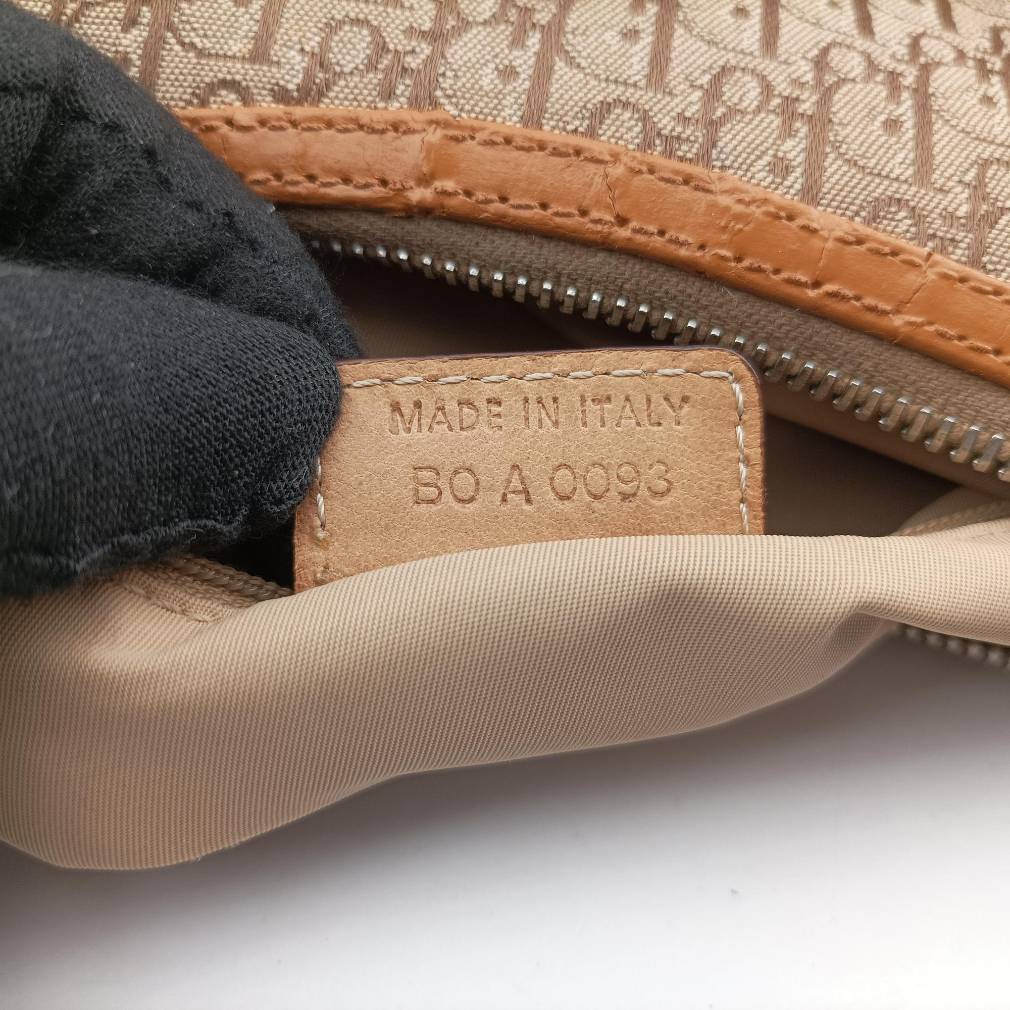 Pre-owned Christian Dior Street Chic Beige × Camel Canvas × Leather  shoulderbag | stylenewstar