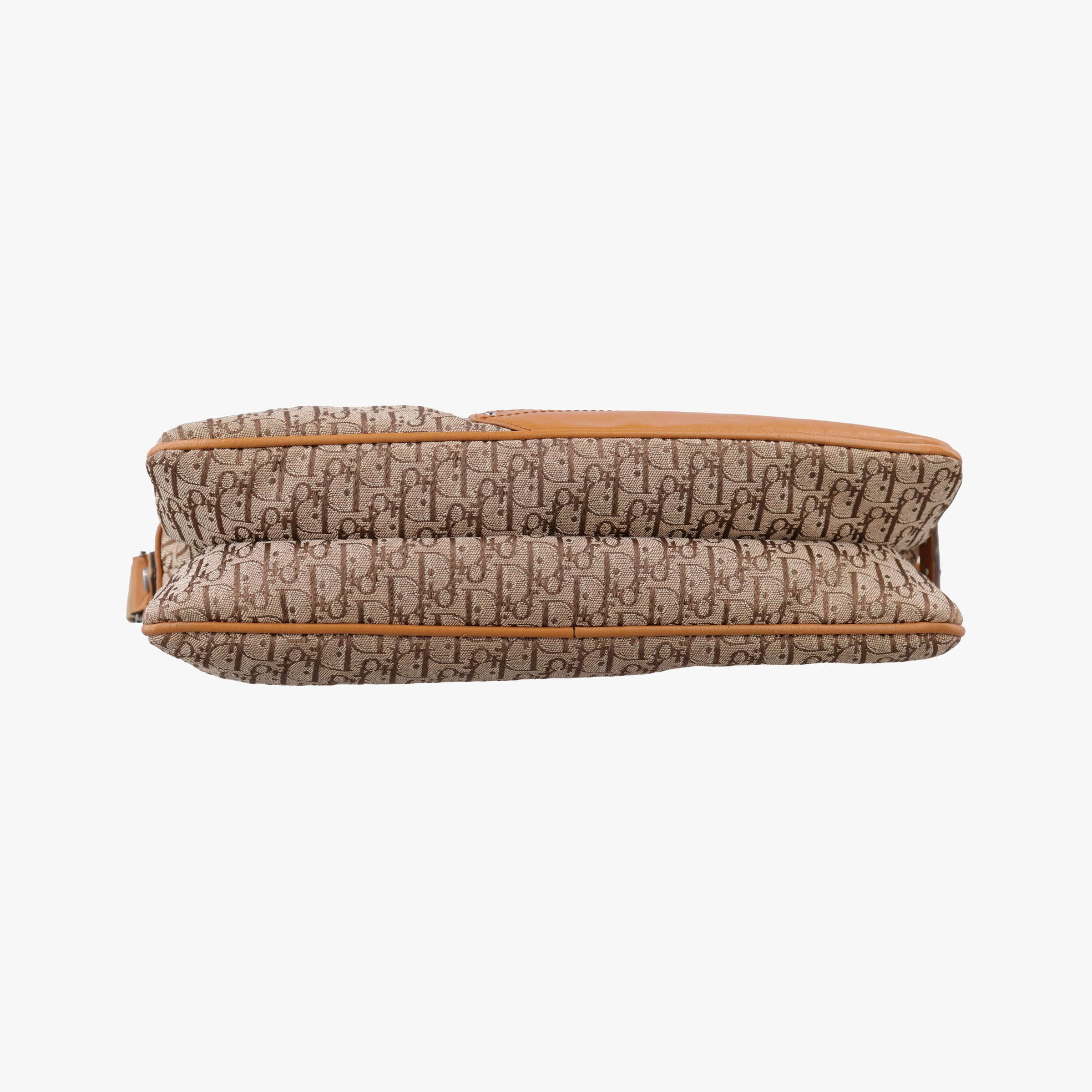 Pre-owned Christian Dior Street Chic Beige × Camel Canvas × Leather  shoulderbag | stylenewstar