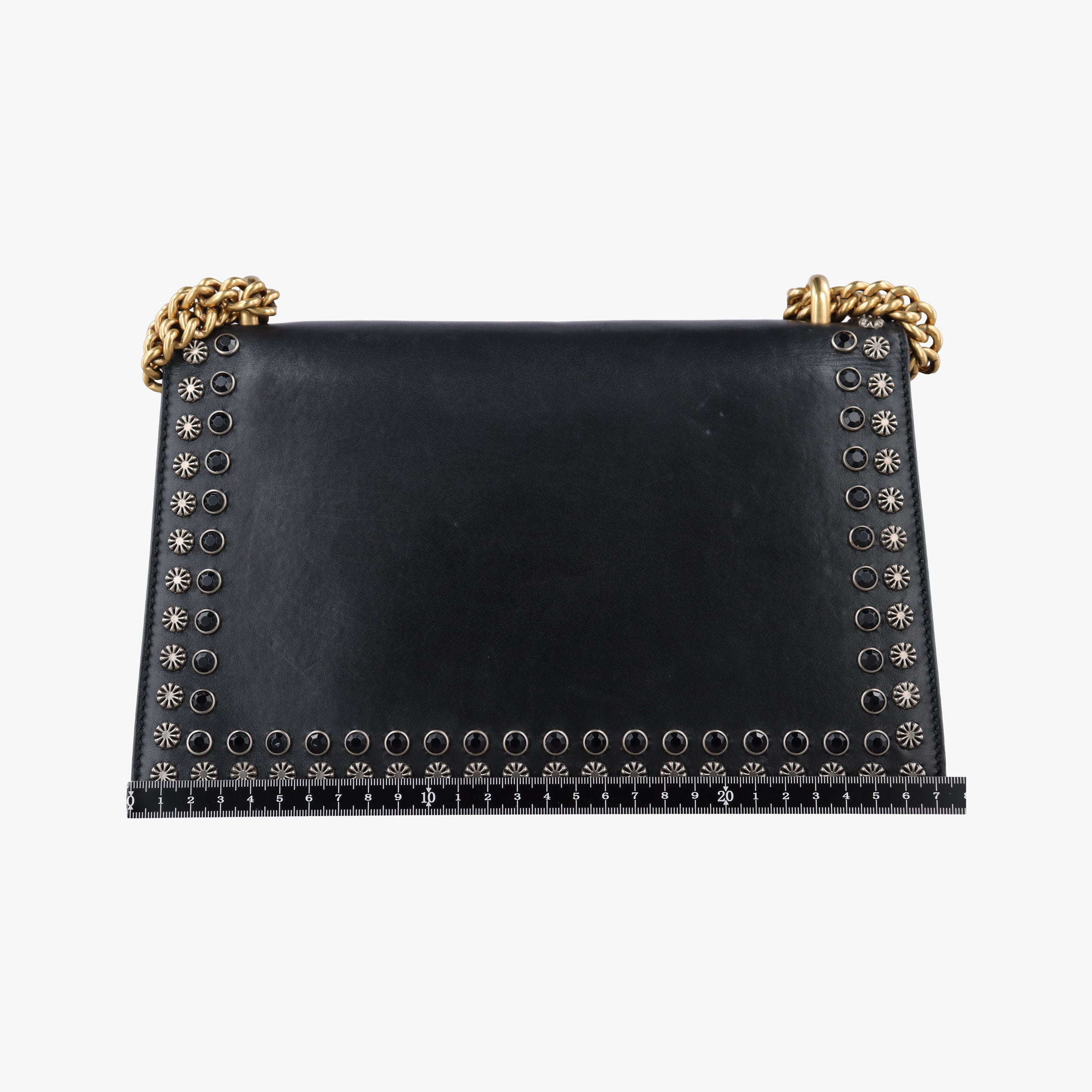 Pre-owned Gucci Dionysus Black Leather 400249 shoulderbag | stylenewstar